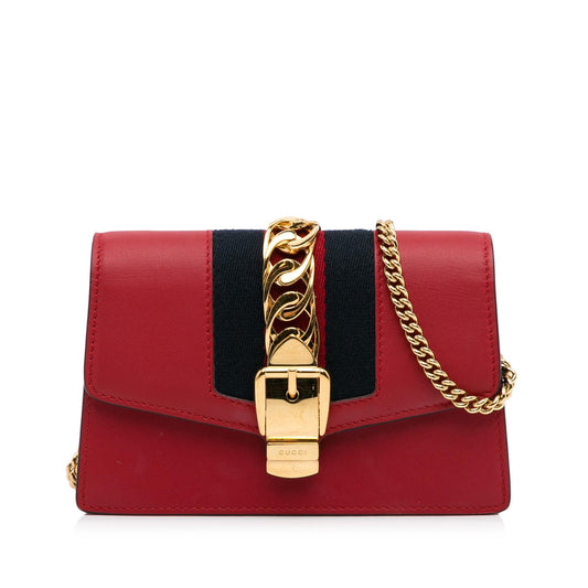 Gucci Super Mini Sylvie Chain Bag (SHG-LSaXfy)