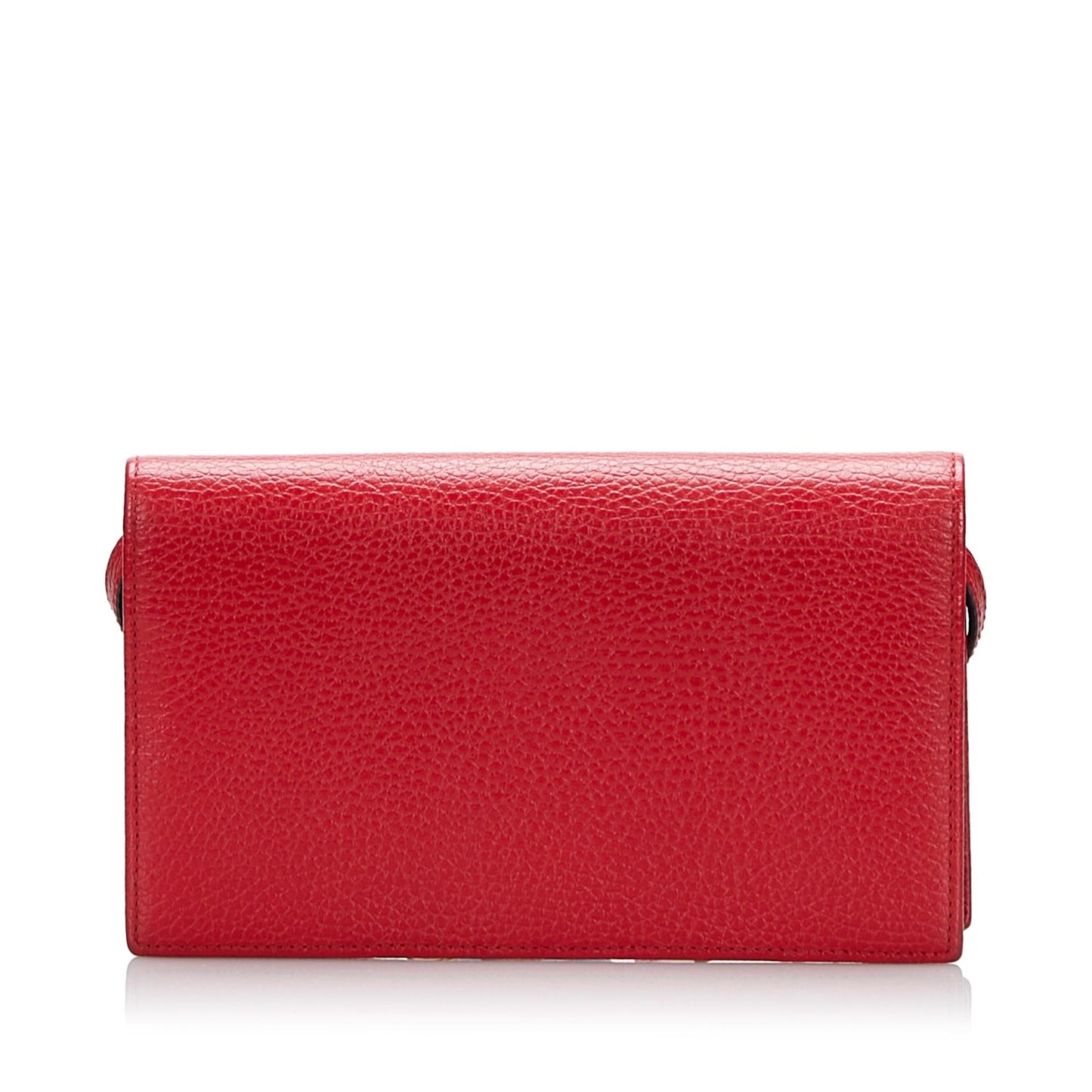 Gucci Swing Leather Continental Wallet on Strap (SHG-Ht1Fw3)