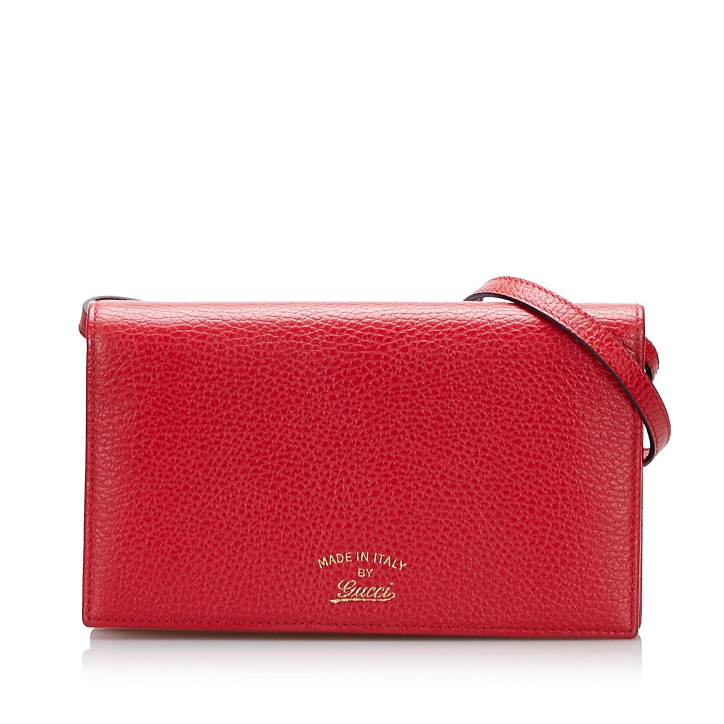 Gucci Swing Leather Continental Wallet on Strap (SHG-Ht1Fw3)
