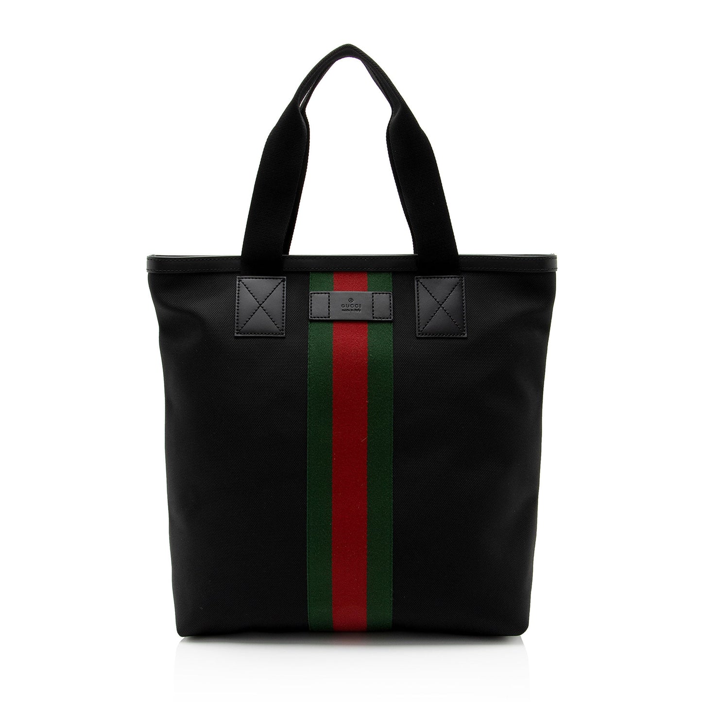 Gucci Techno Canvas Web Tote (SHF-5flfJ8)