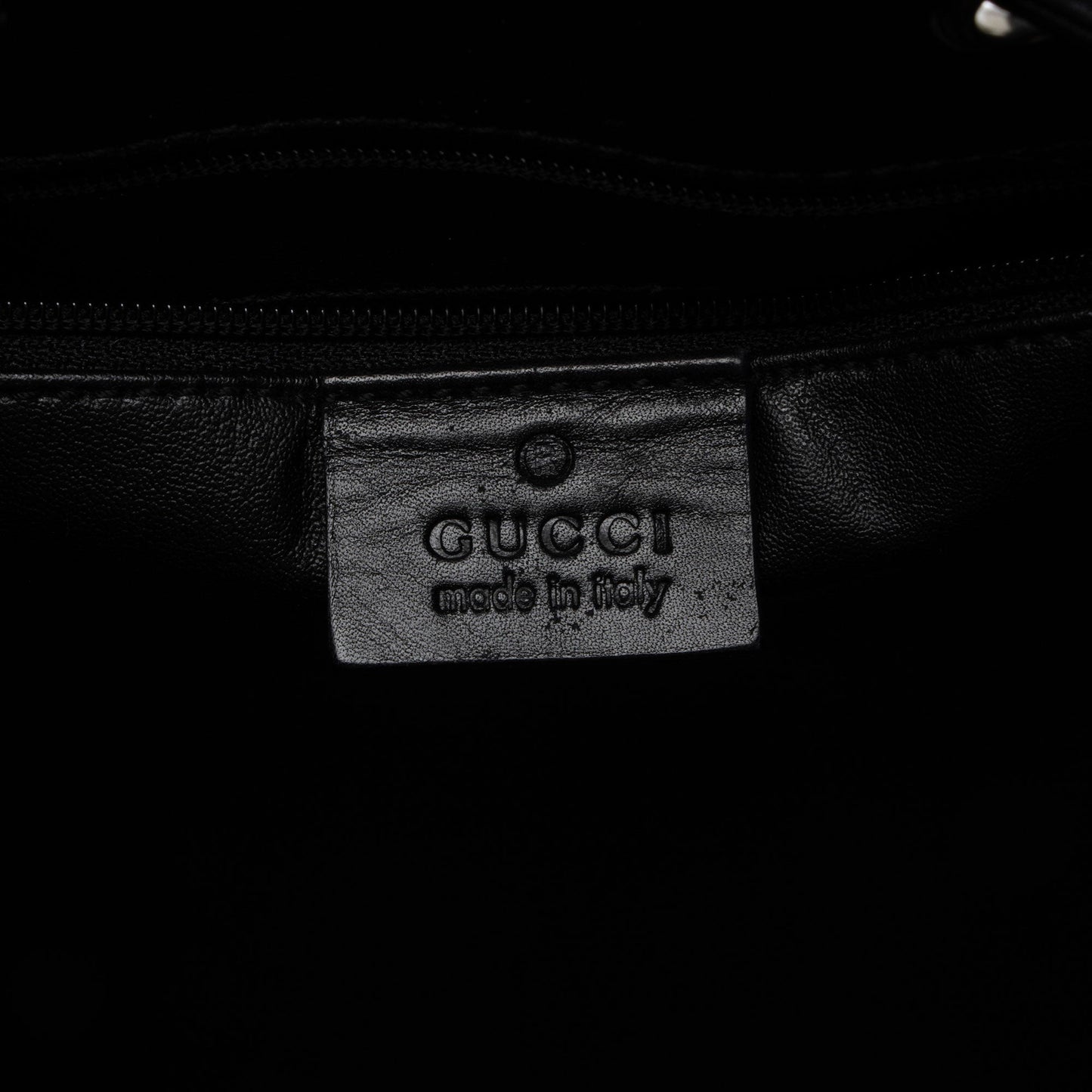 Gucci Vintage GG Canvas Drawstring Shoulder Bag (SHF-9kJYvQ)