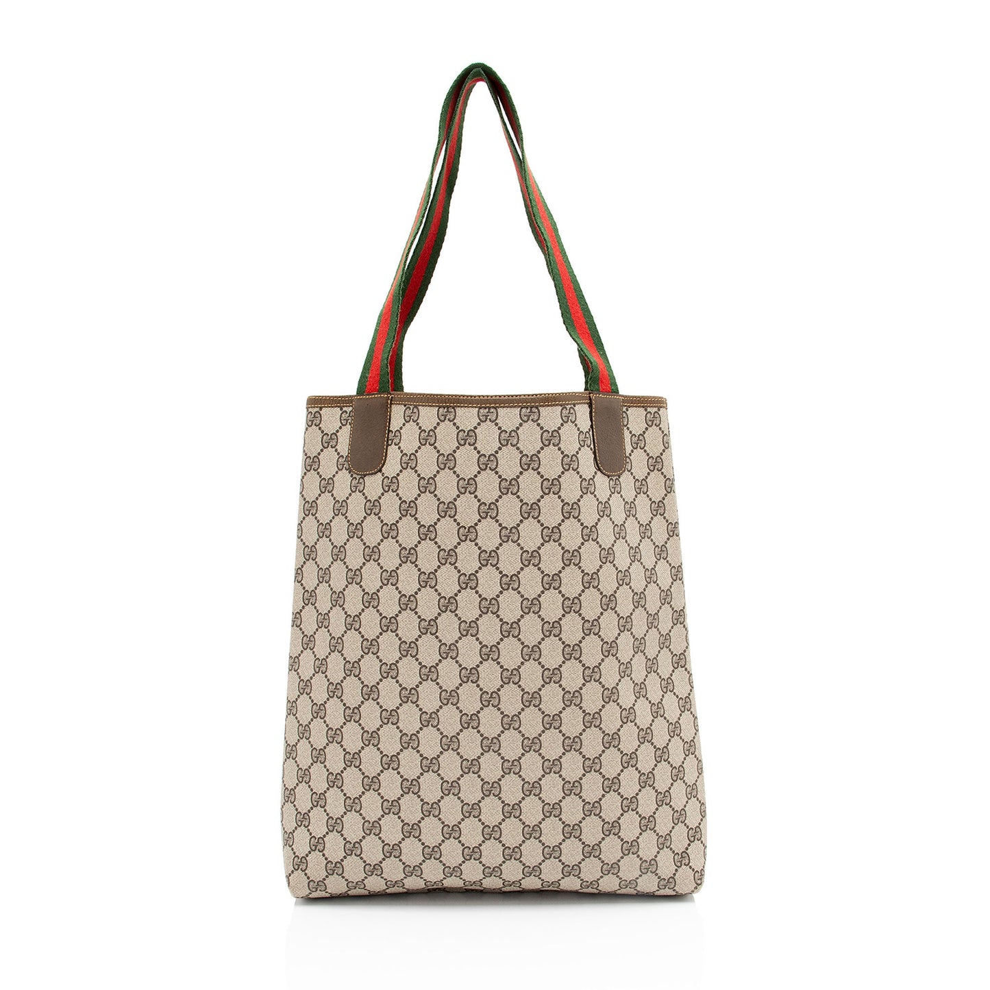 Gucci Vintage GG Plus Web Tote (SHF-hILX0s)