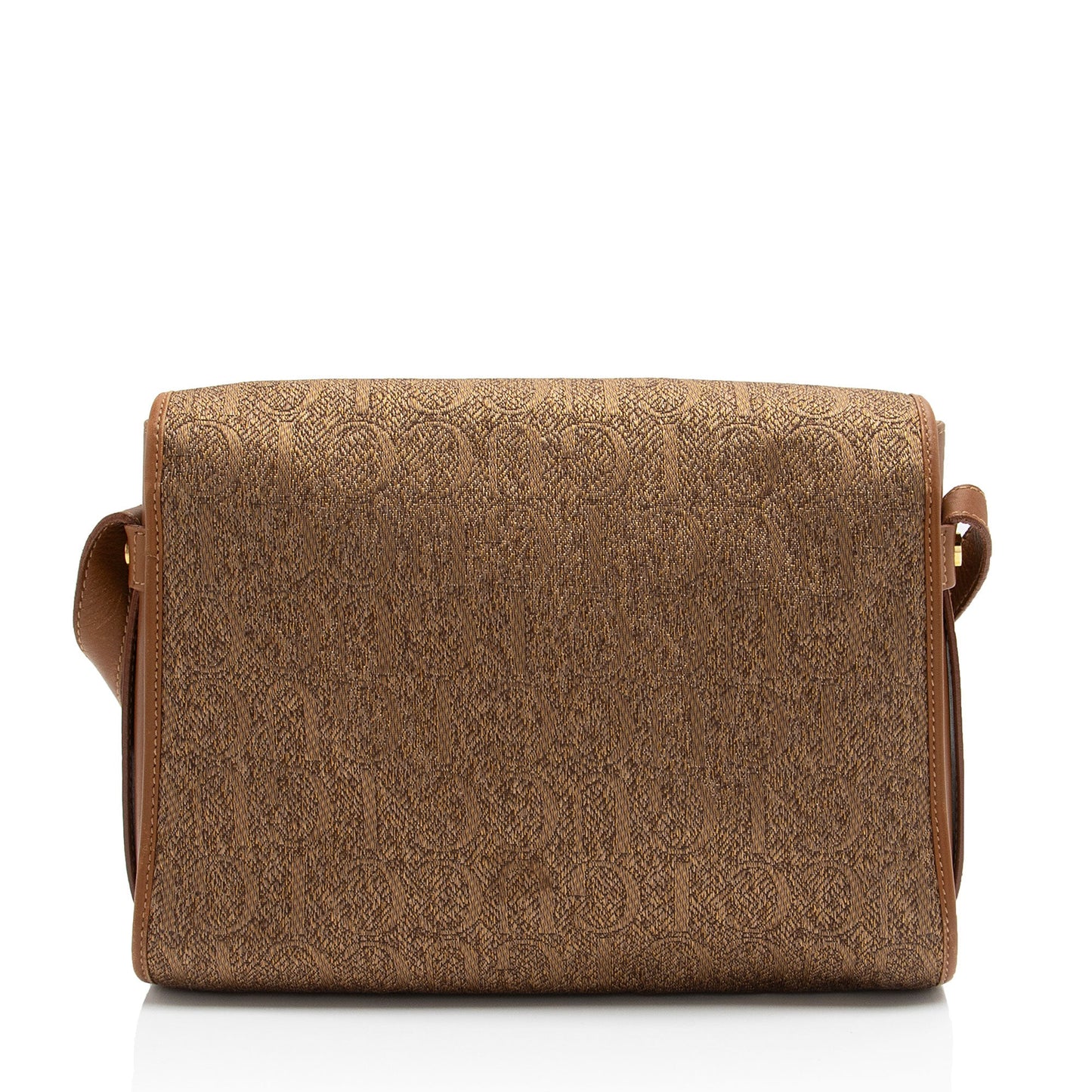 Gucci Vintage Jacquard Leather Logo Crossbody (SHF-cj8YjA)