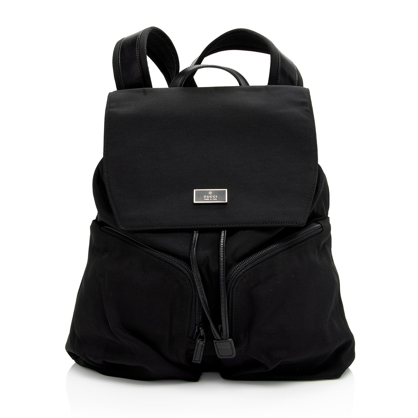 Gucci Vintage Nylon Backpack (SHF-B0jNII)
