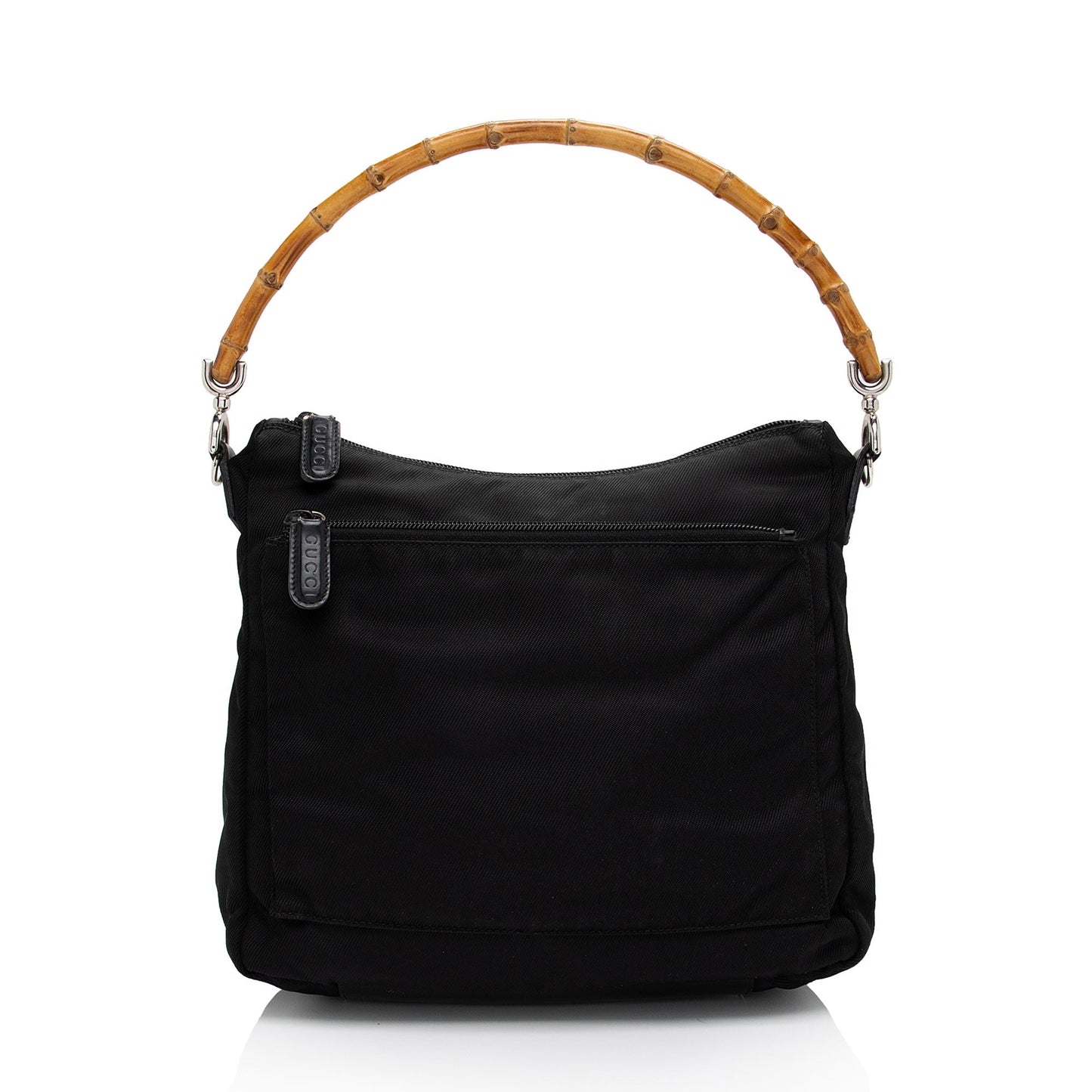 Gucci Vintage Nylon Bamboo Hobo (SHF-jDdhwP)