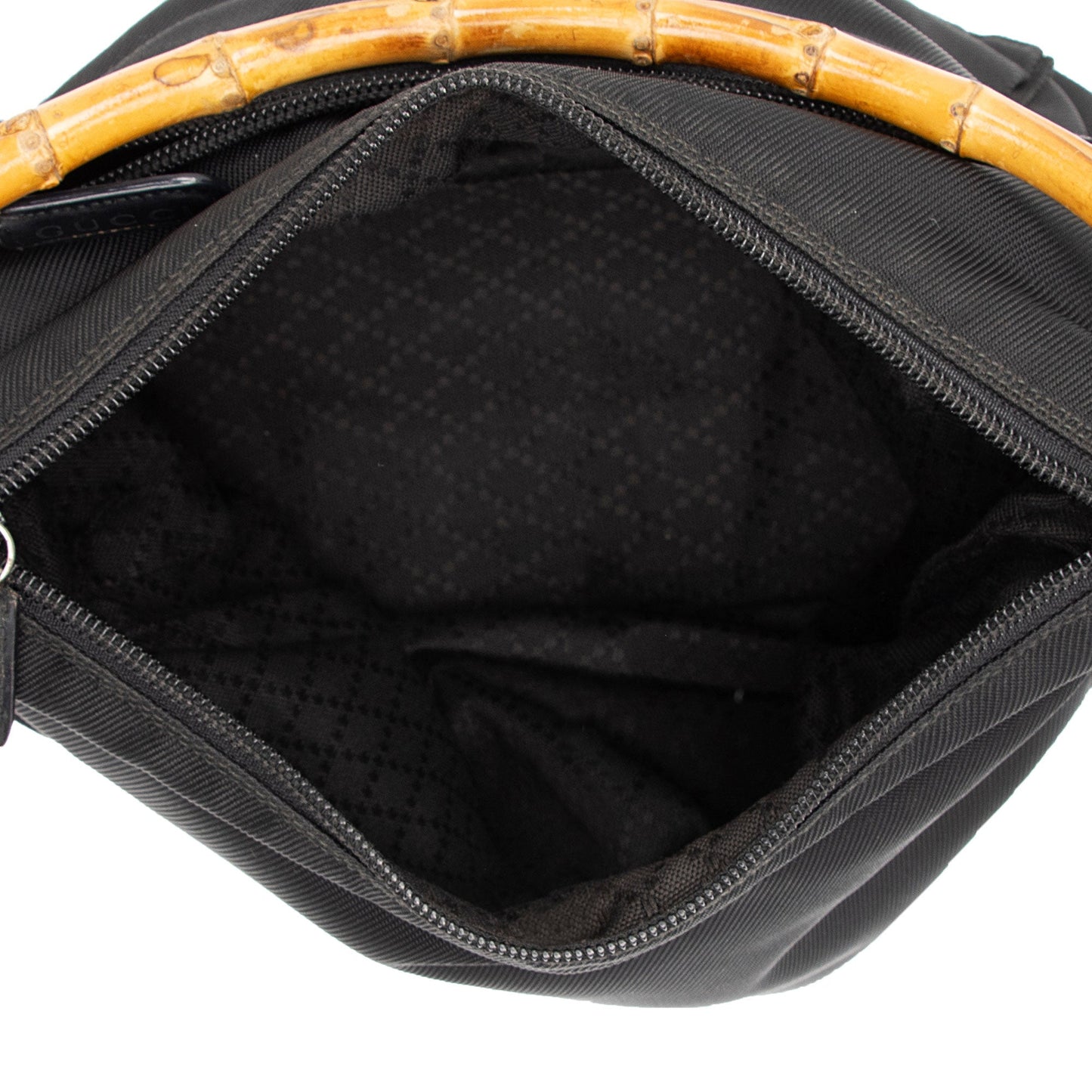 Gucci Vintage Nylon Bamboo Hobo (SHF-jDdhwP)