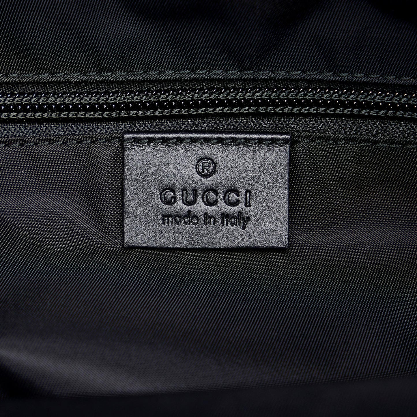 Gucci Web Fold Over Techno Backpack