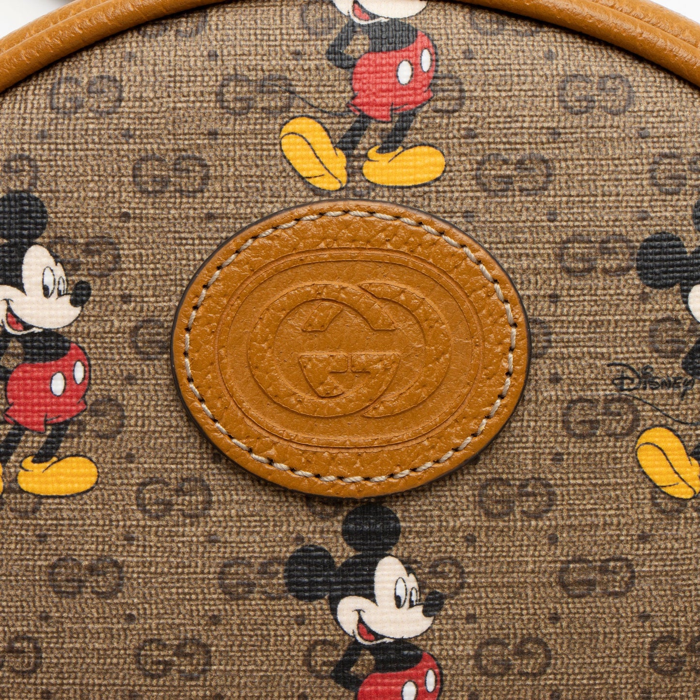 Gucci x Disney Micro GG Canvas Mickey Mouse Round Backpack
