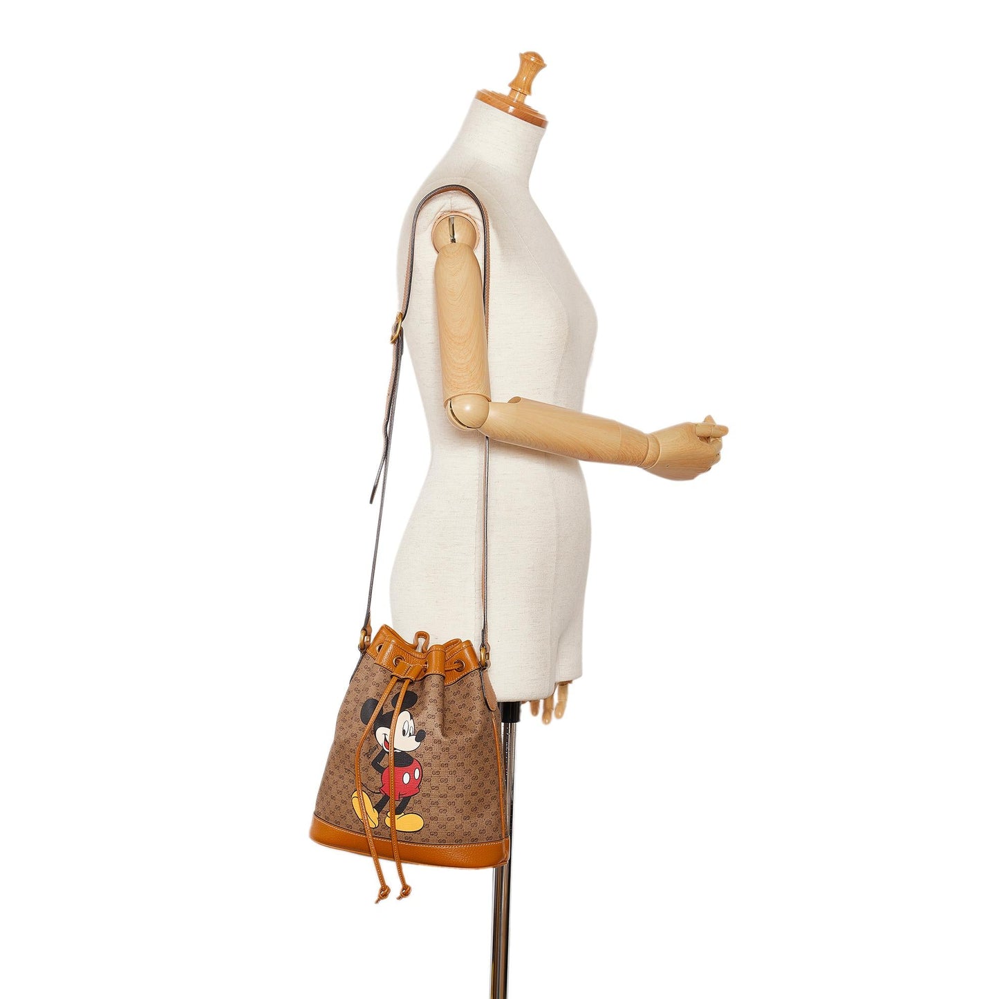 Gucci x Disney Small GG Supreme Bucket Bag (SHG-USm5CD)