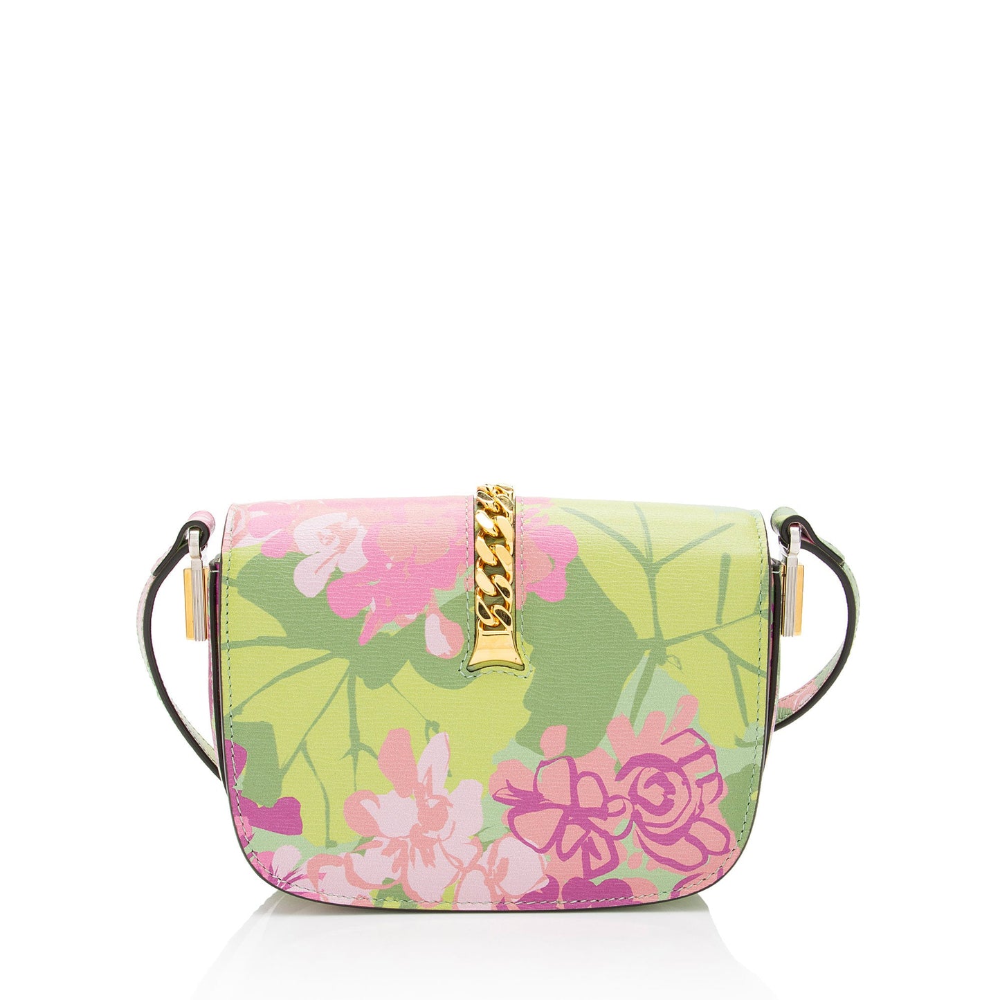Gucci x Ken Scott Leather Floral Sylvie 1969 Mini Crossbody