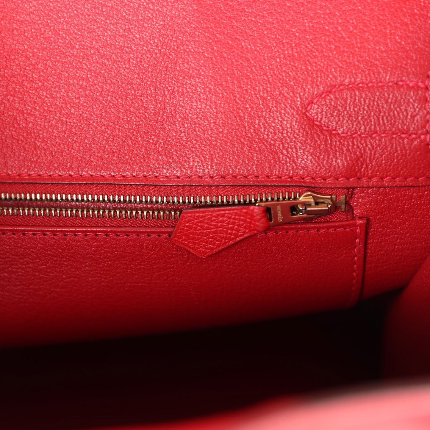 Hermes Birkin 30 Rouge Casaque Epsom Gold Hardware