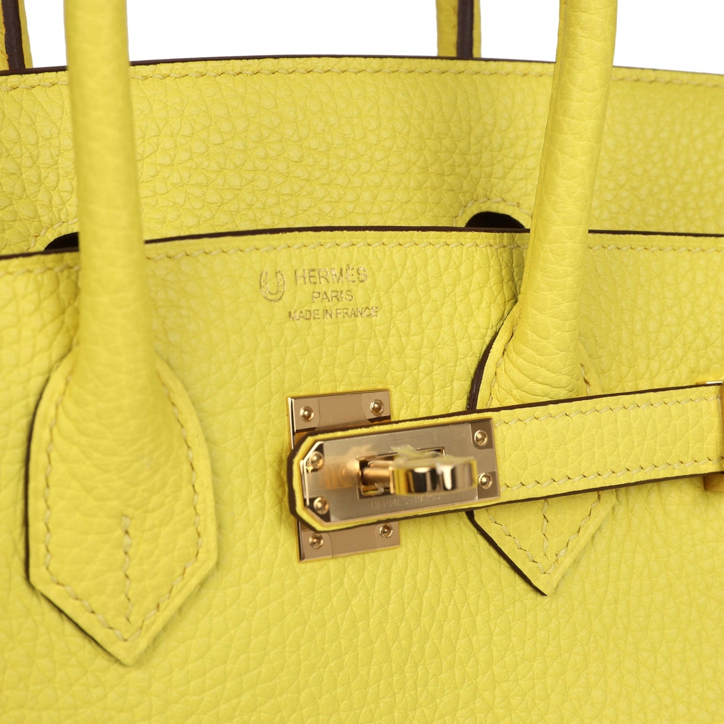 Hermes Special Order (HSS) Birkin 25 Lime Verso Clemence Rose Gold Hardware