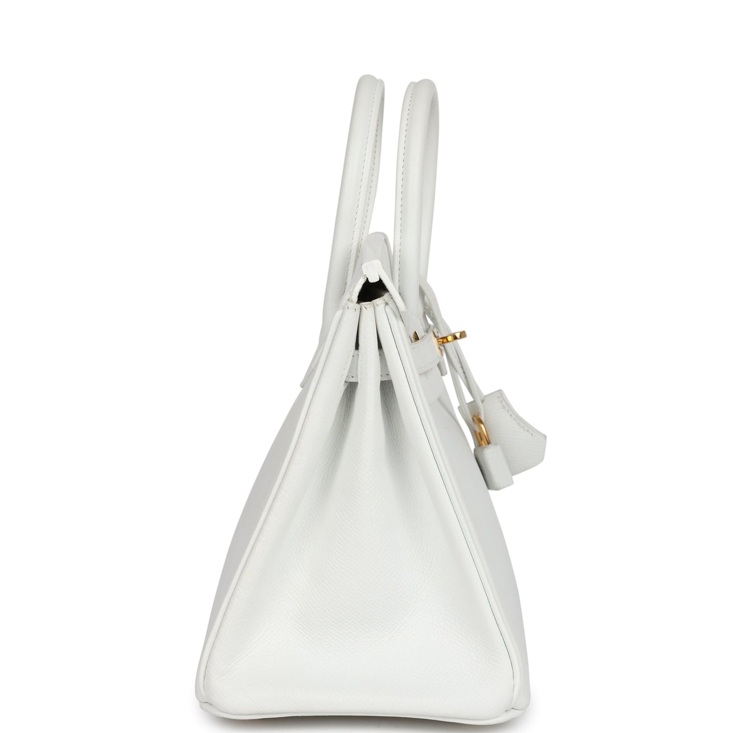 Hermes Birkin 25 White Epsom Gold Hardware