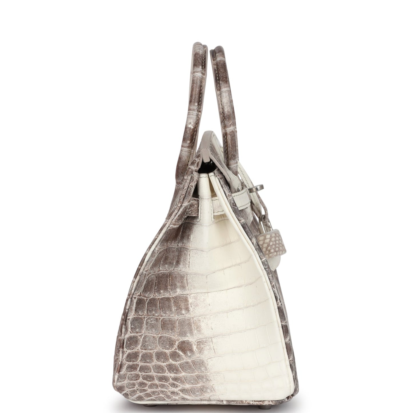 Hermes Birkin 25 Himalaya Niloticus Crocodile Palladium Hardware