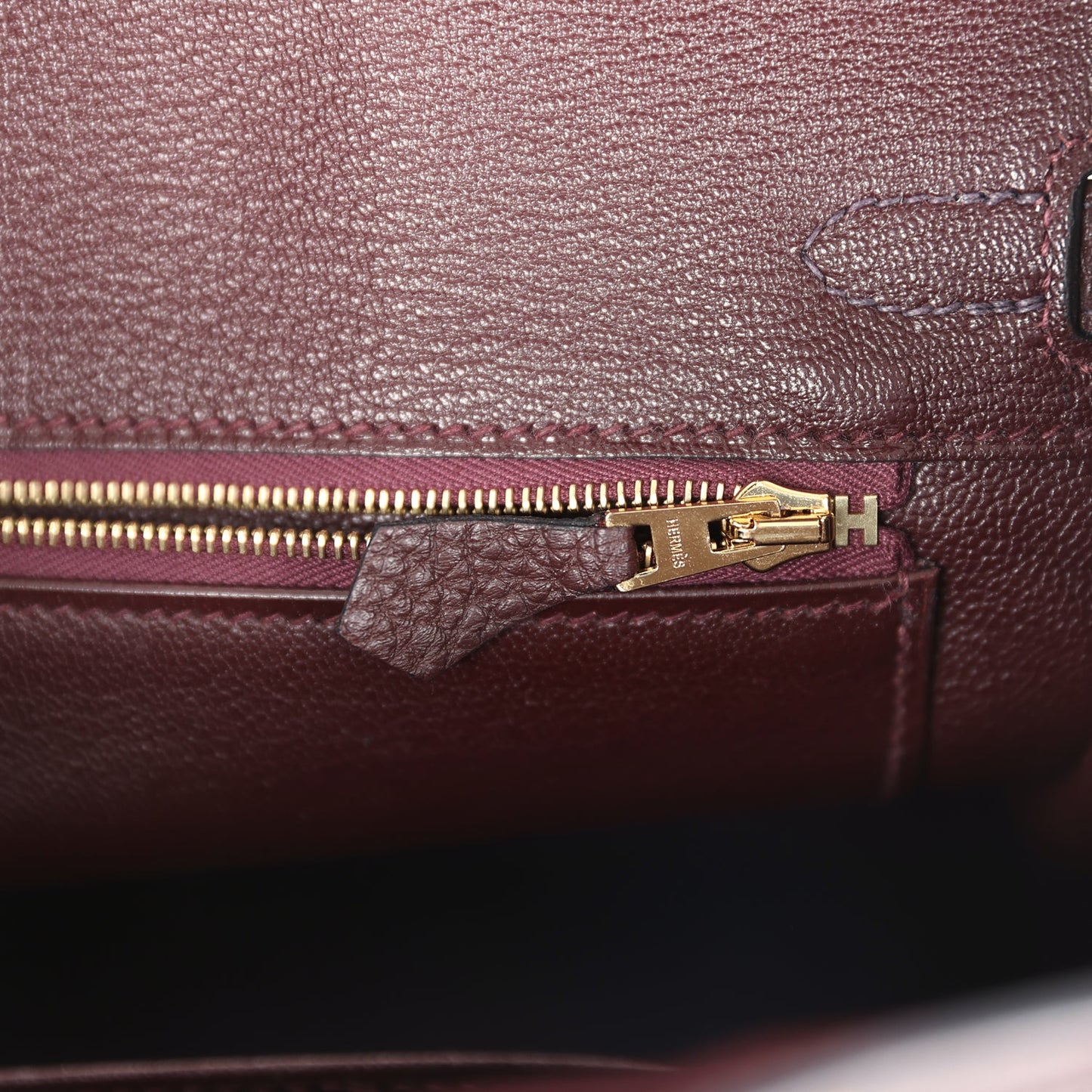 Hermes Birkin 25 Rouge Sellier Togo Gold Hardware