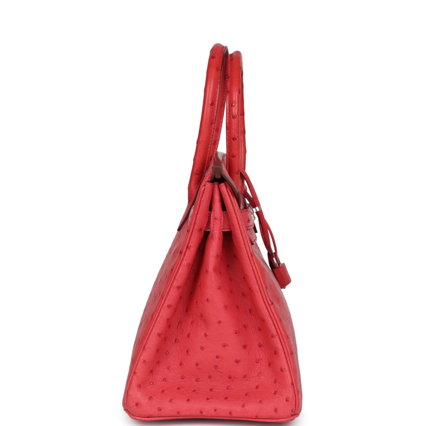 Hermes Birkin 30 Bougainvillea Ostrich Palladium Hardware