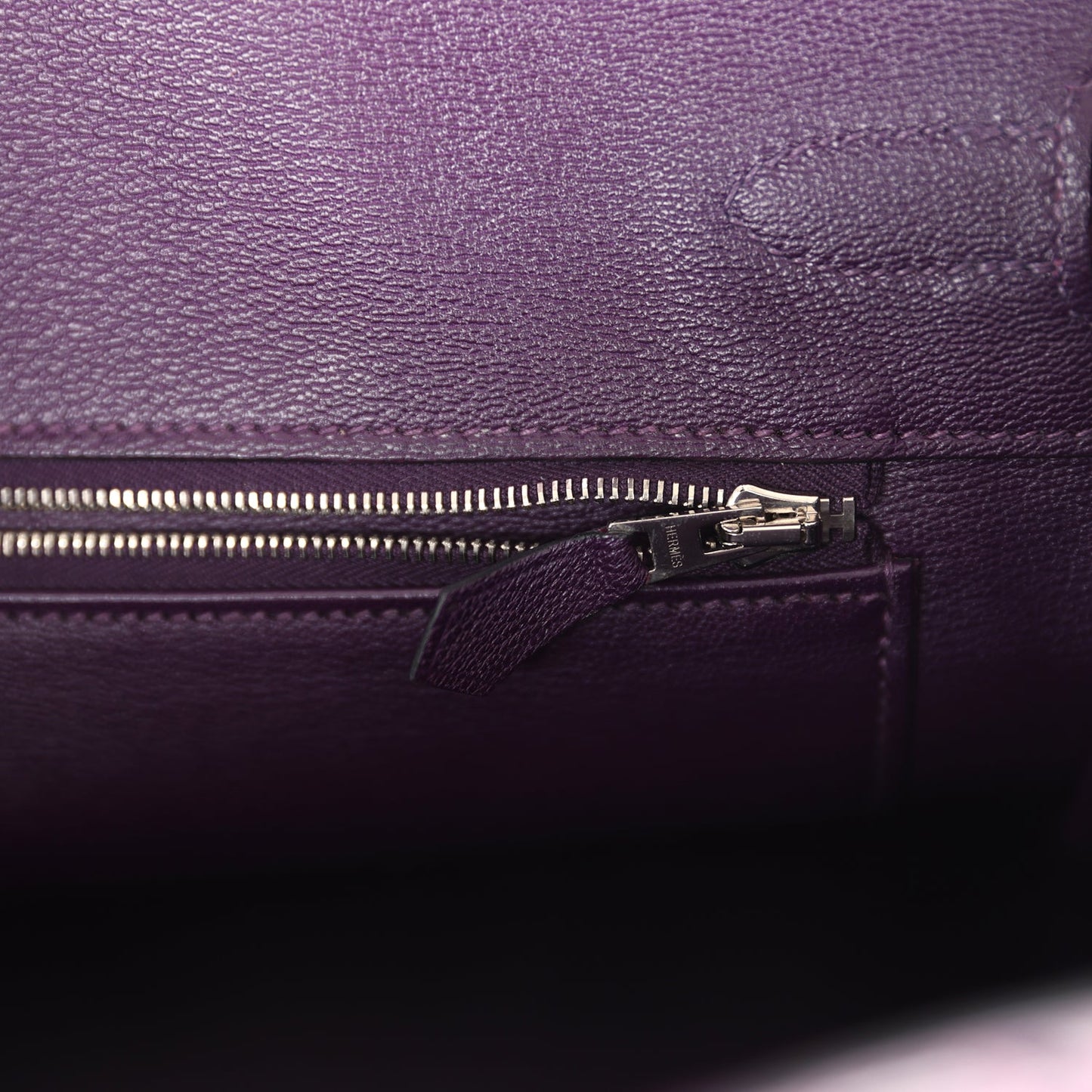 Hermes Birkin 30 Amethyst Shiny Niloticus Crocodile Palladium Hardware