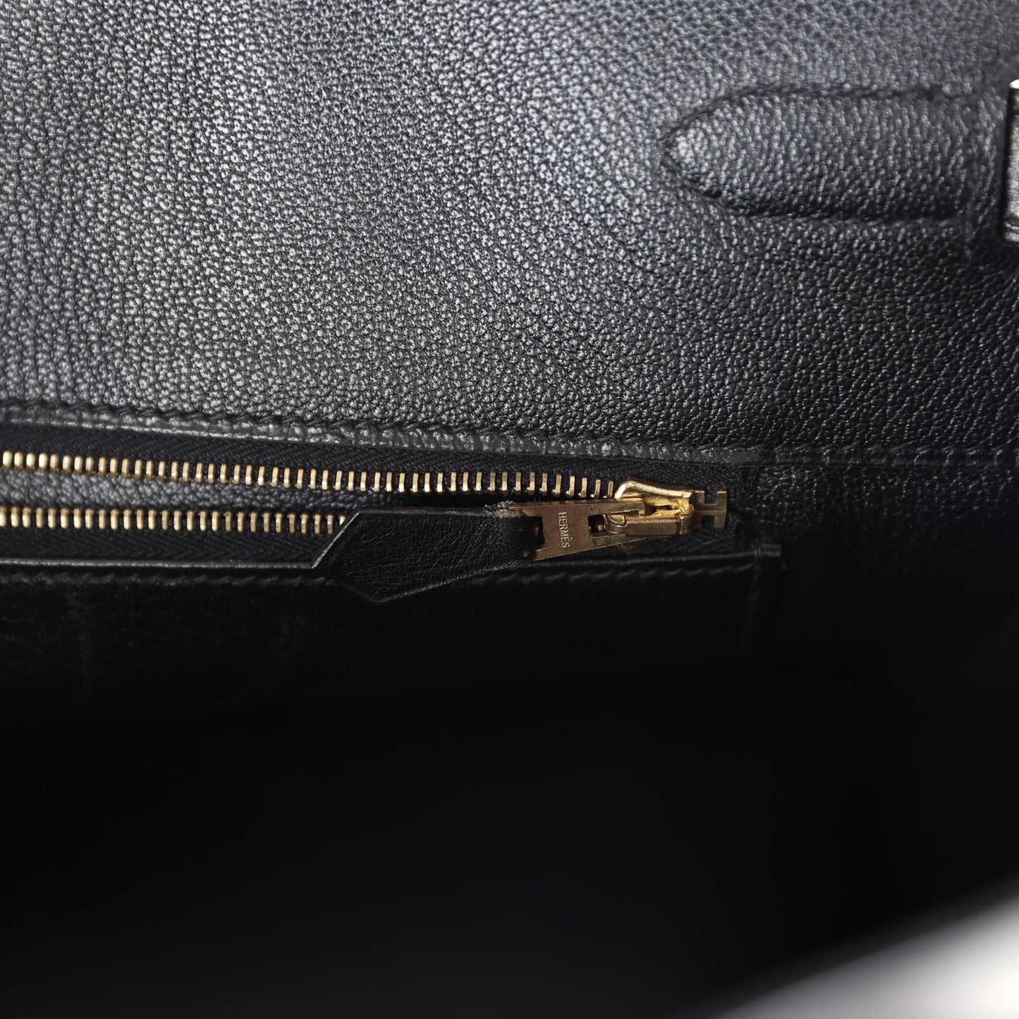 Hermes Birkin 35 Black Box Gold Hardware