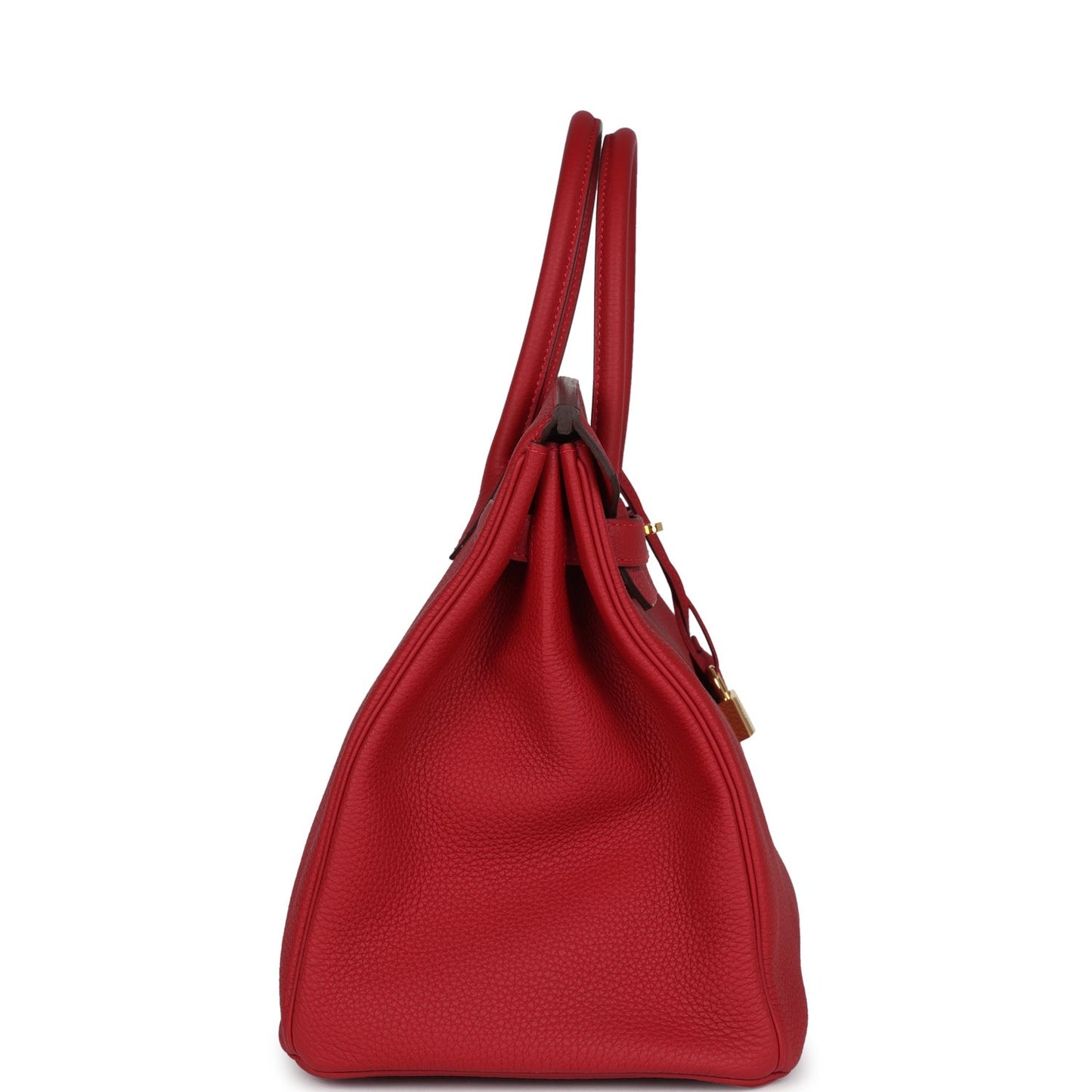 Hermes Birkin 35 Rouge Casaque Togo Gold Hardware