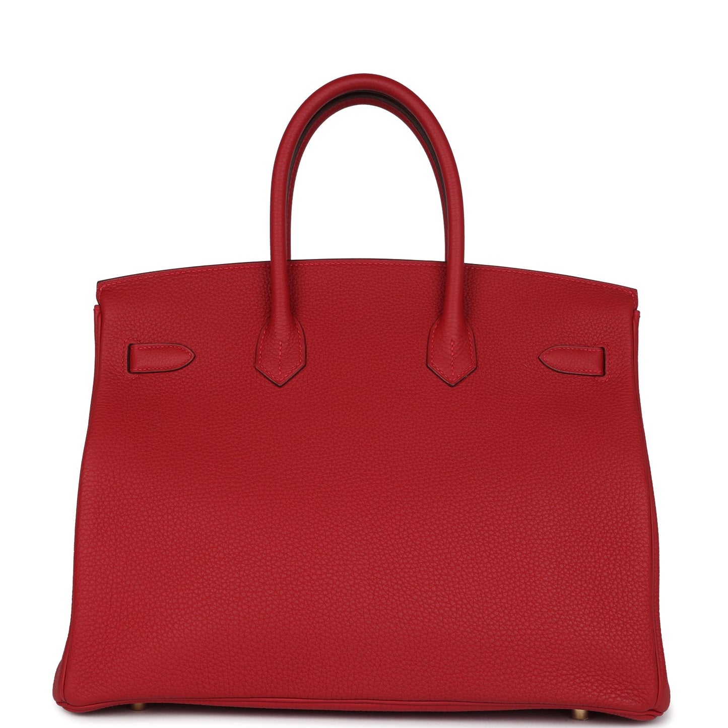 Hermes Birkin 35 Rouge Casaque Togo Gold Hardware