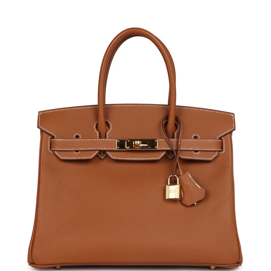 Hermes Birkin 30 Gold Epsom Gold Hardware