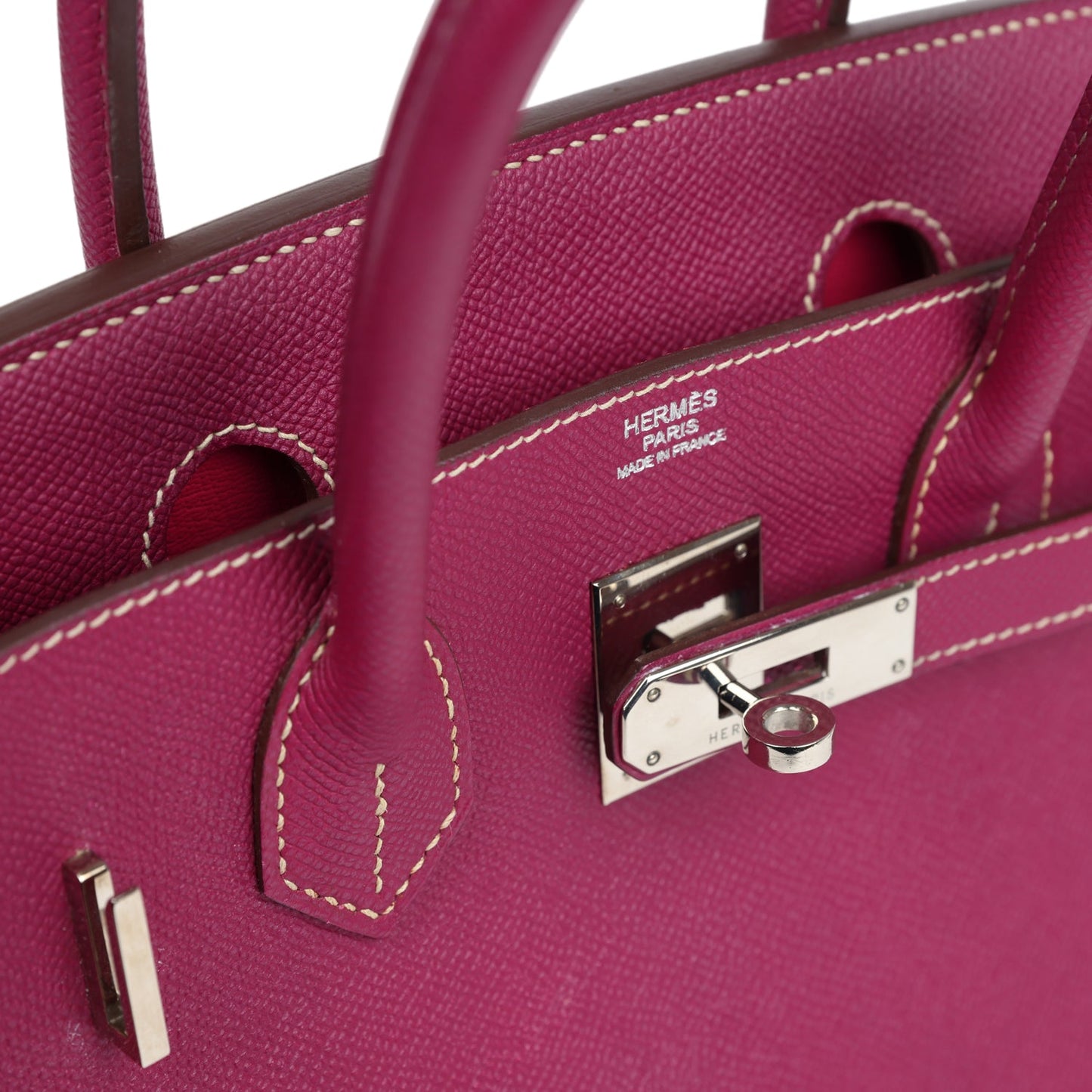 Hermes Birkin 30 Tosca Candy Epsom Palladium Hardware