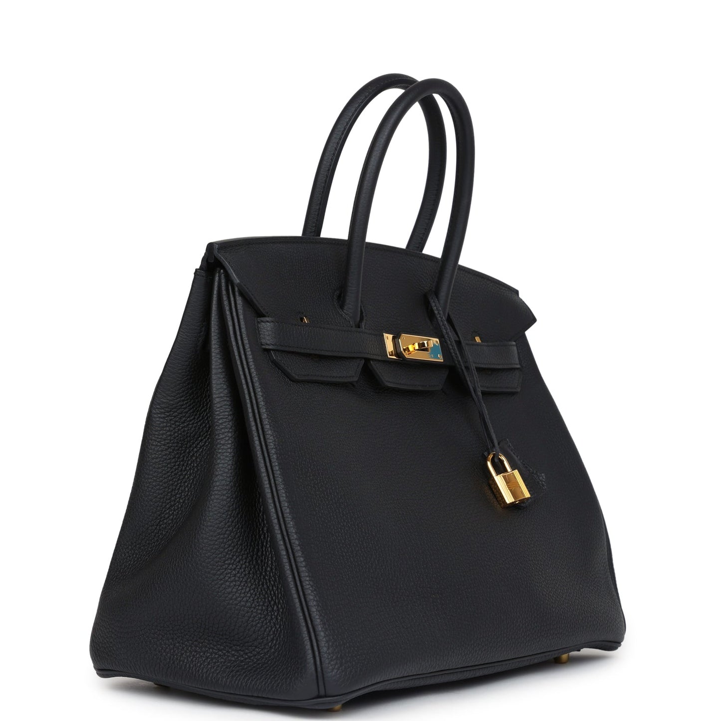 Hermes Birkin 35 Black Togo Gold Hardware