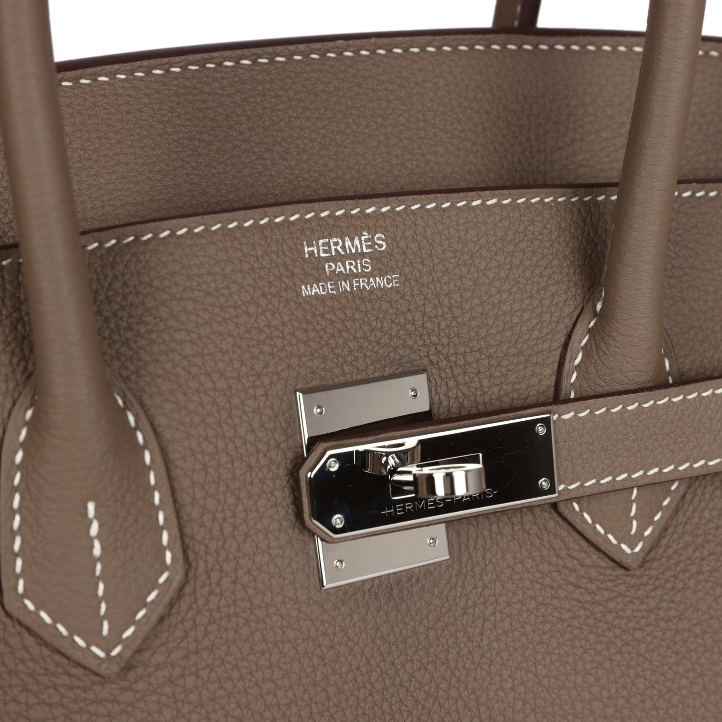 Hermes Birkin 35 Etoupe Togo Palladium Hardware
