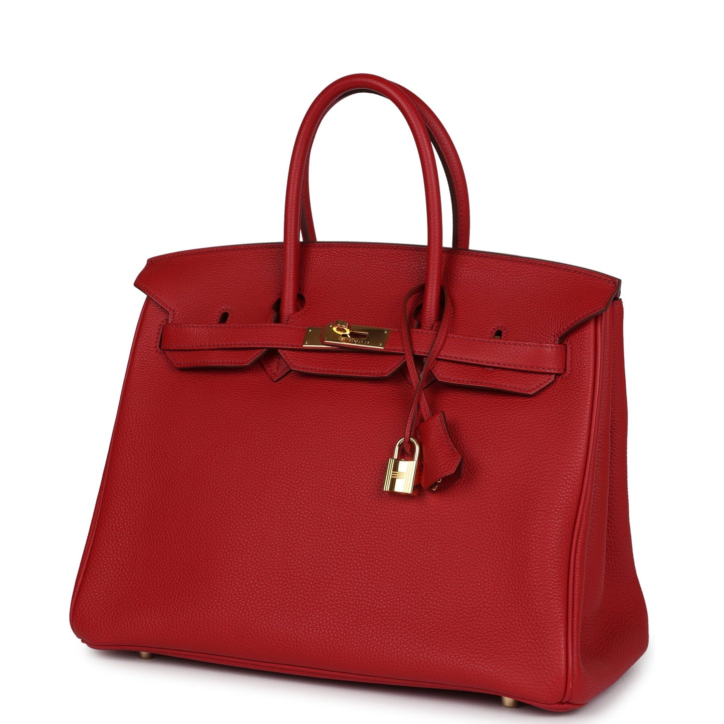 Hermes Birkin 35 Rouge Garance Togo Gold Hardware