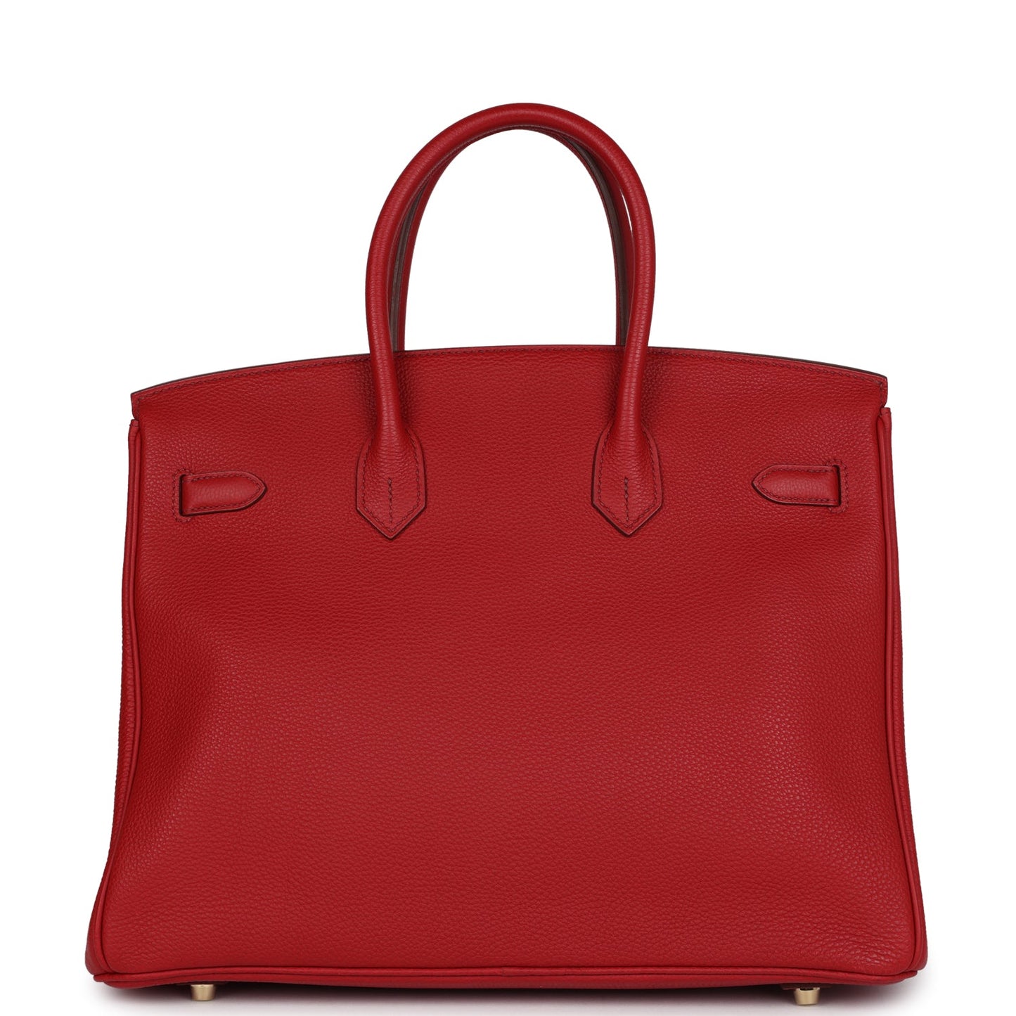 Hermes Birkin 35 Rouge Garance Togo Gold Hardware