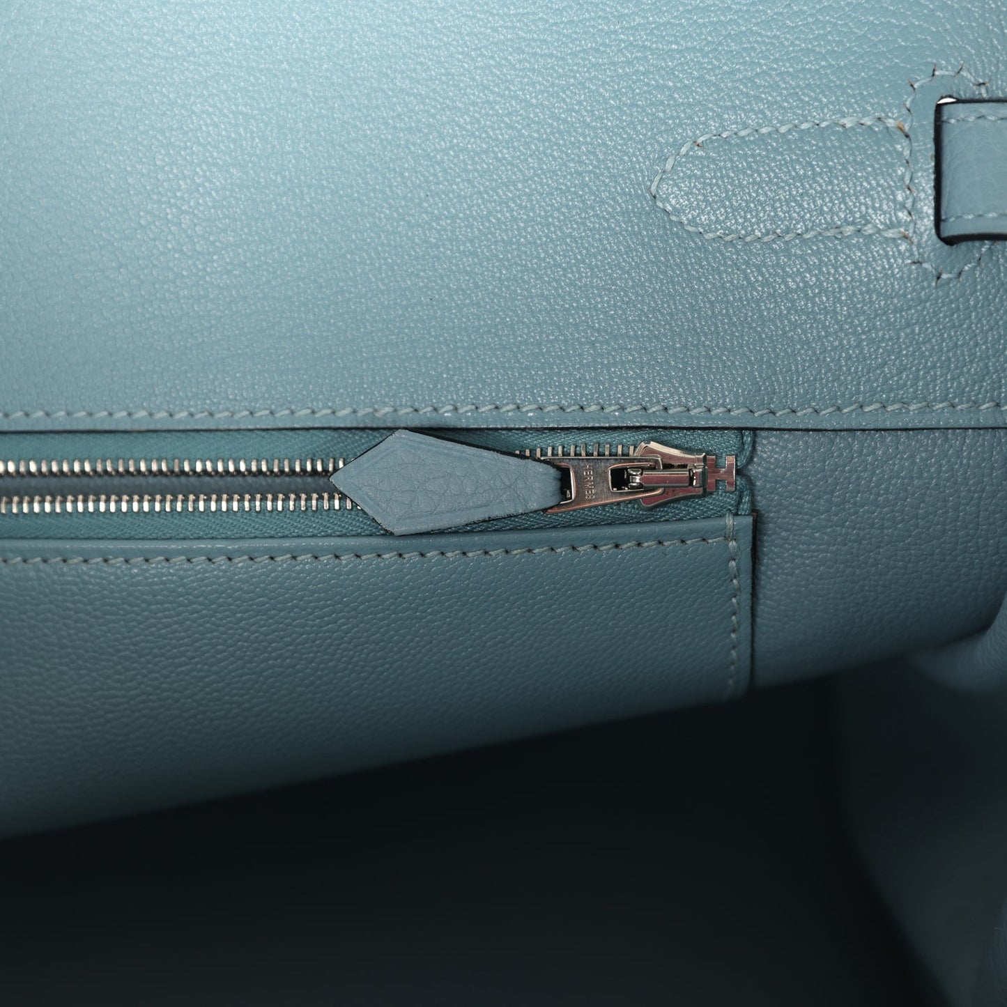 Hermes Birkin 35 Ciel Togo Palladium Hardware
