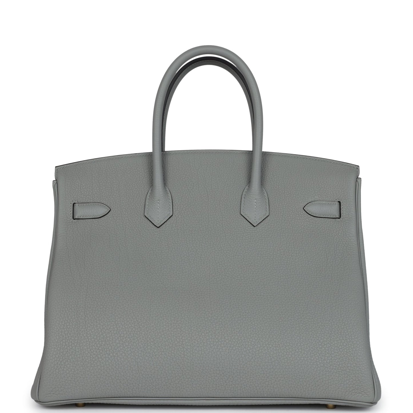 Hermes Birkin 35 Gris Mouette Togo Gold Hardware
