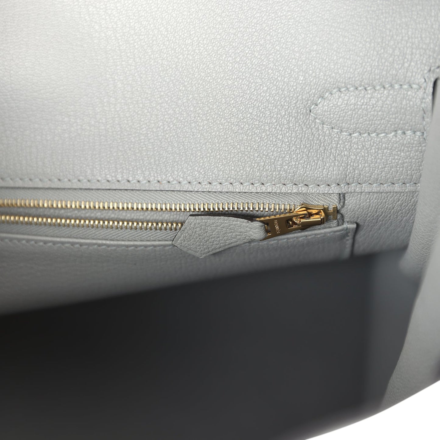 Hermes Birkin 35 Gris Mouette Togo Gold Hardware