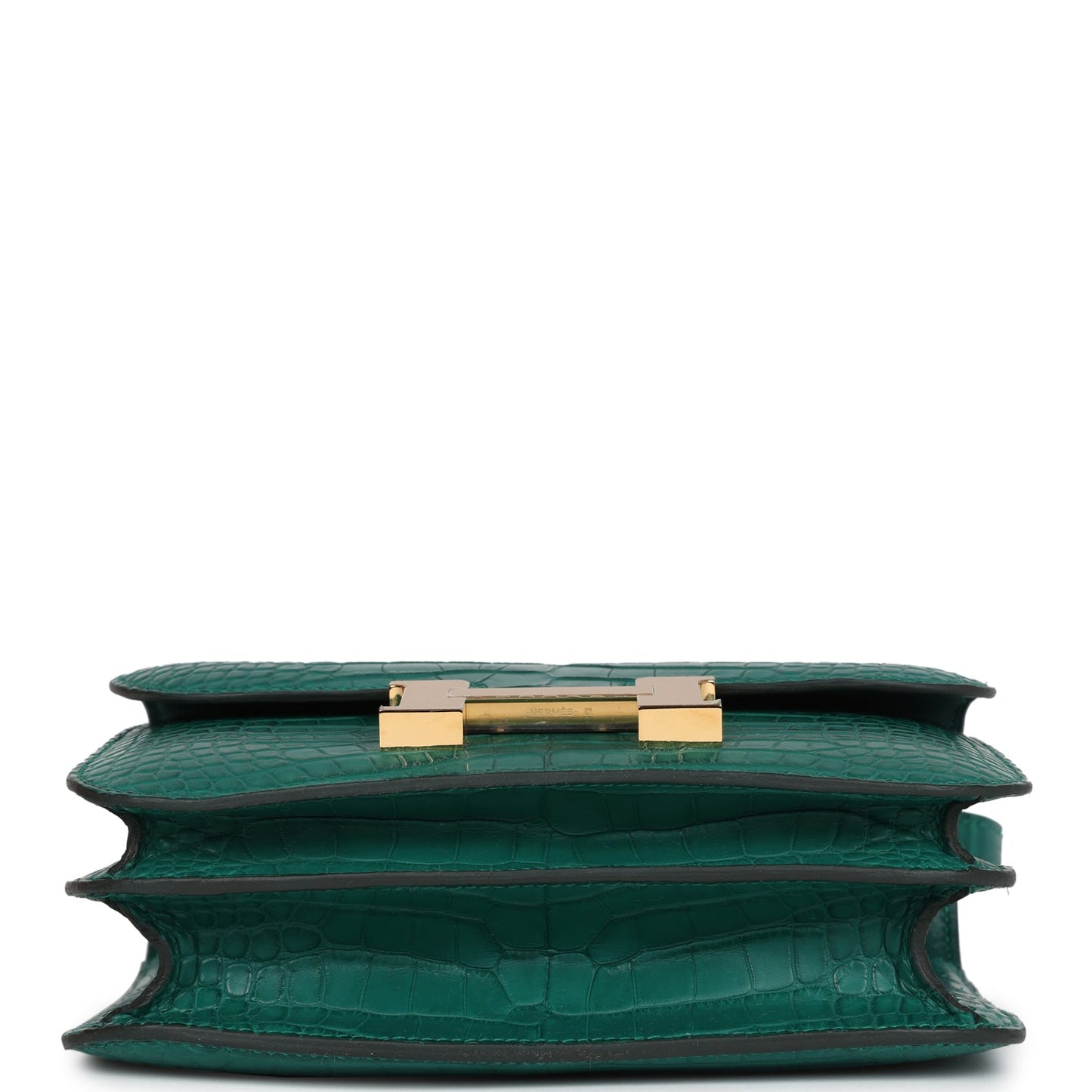 Hermes Constance 18 Malachite Matte Alligator Gold Hardware