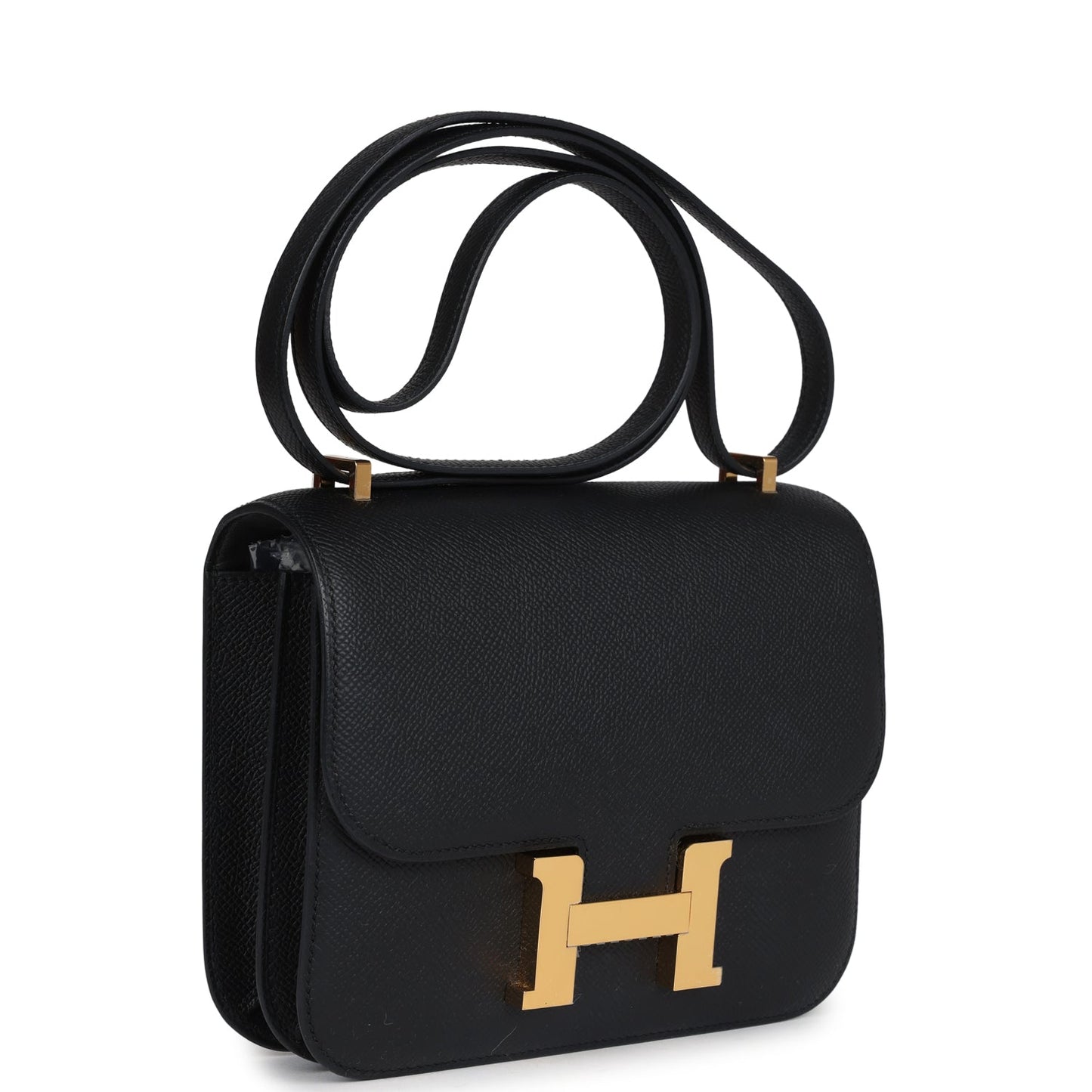 Hermes Constance 18 Black Epsom Gold Hardware