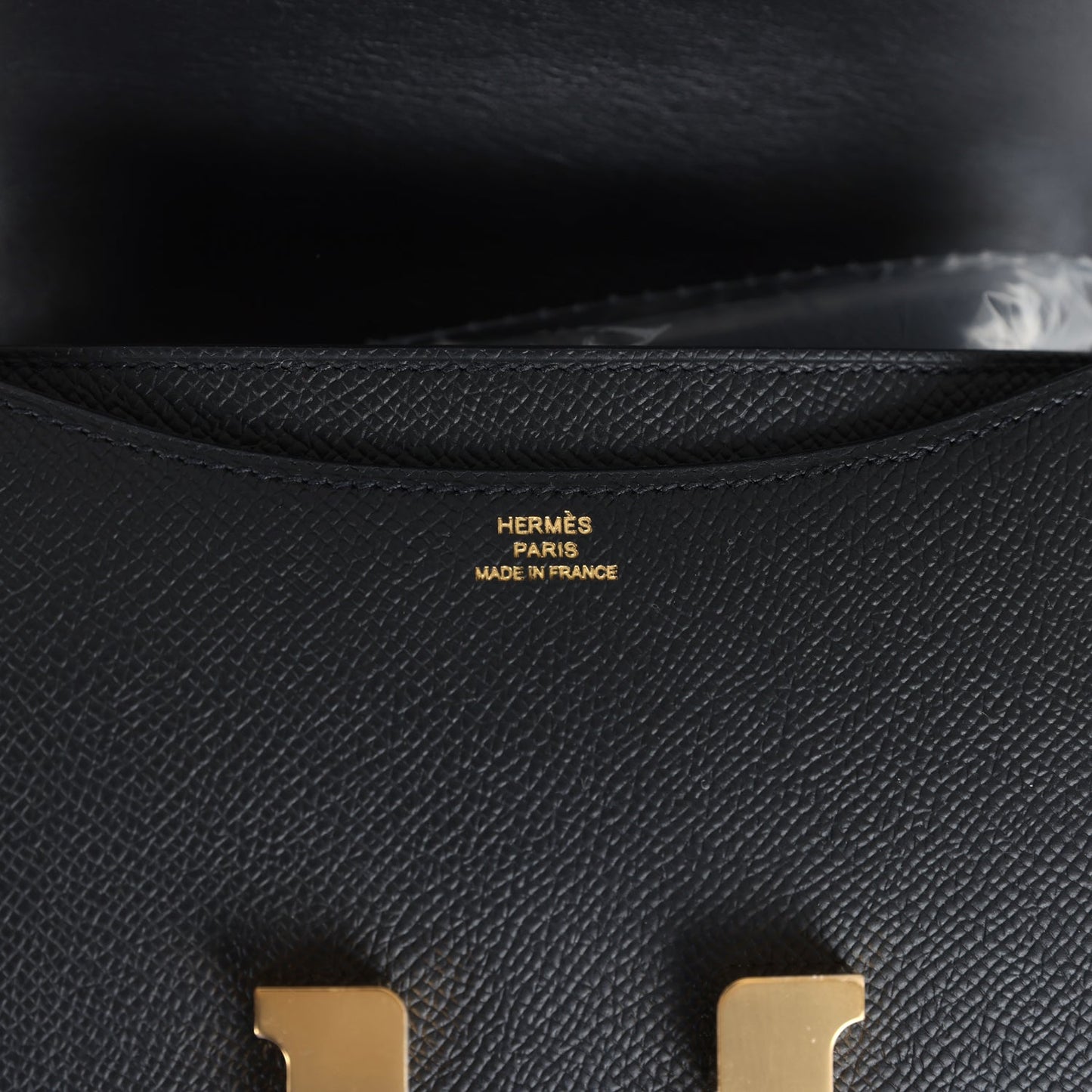 Hermes Constance 18 Black Epsom Gold Hardware