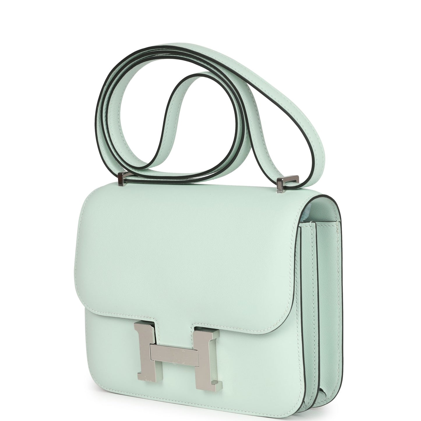 Hermes Constance 18 Vert Peppermint Swift Palladium Hardware