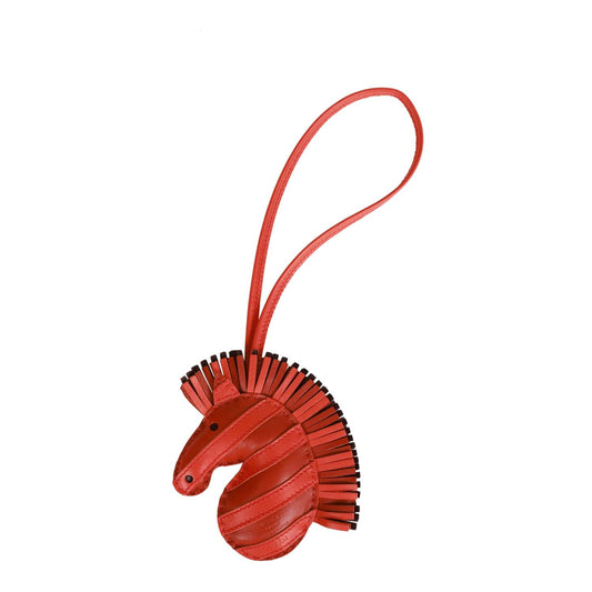 Hermes Carnelian/Poppy/Serie GeeGee Savannah Bag Charm PM