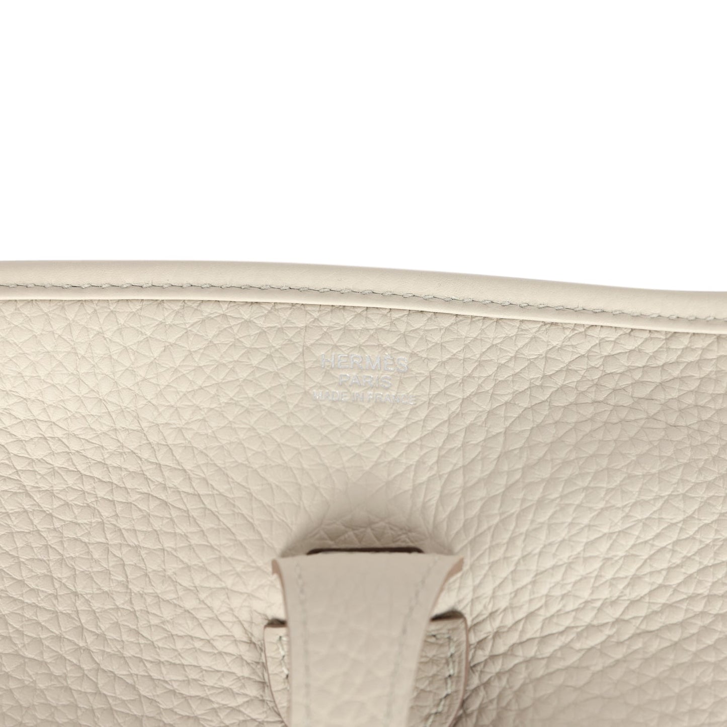 Hermes Evelyne III PM Beton Clemence Palladium Hardware