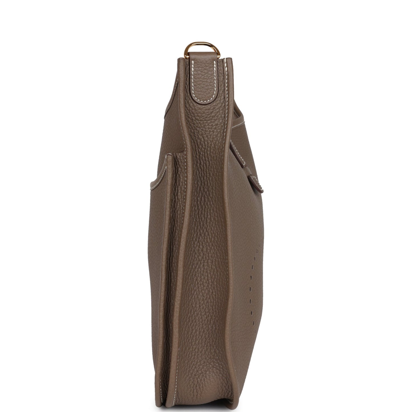Hermes Evelyne III PM Etoupe Clemence Gold Hardware