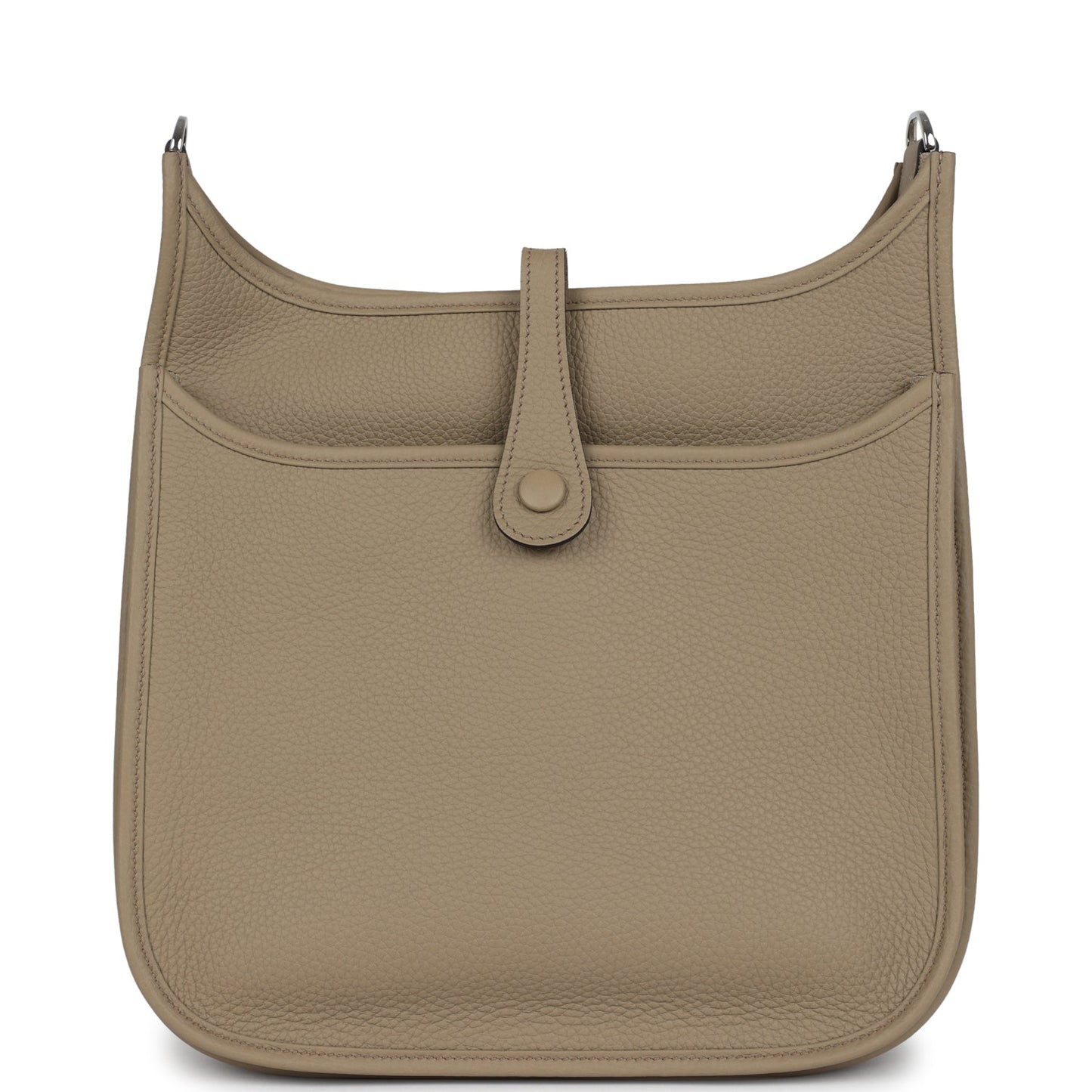 Hermes Evelyne III PM Beige Marfa Clemence Gold Hardware