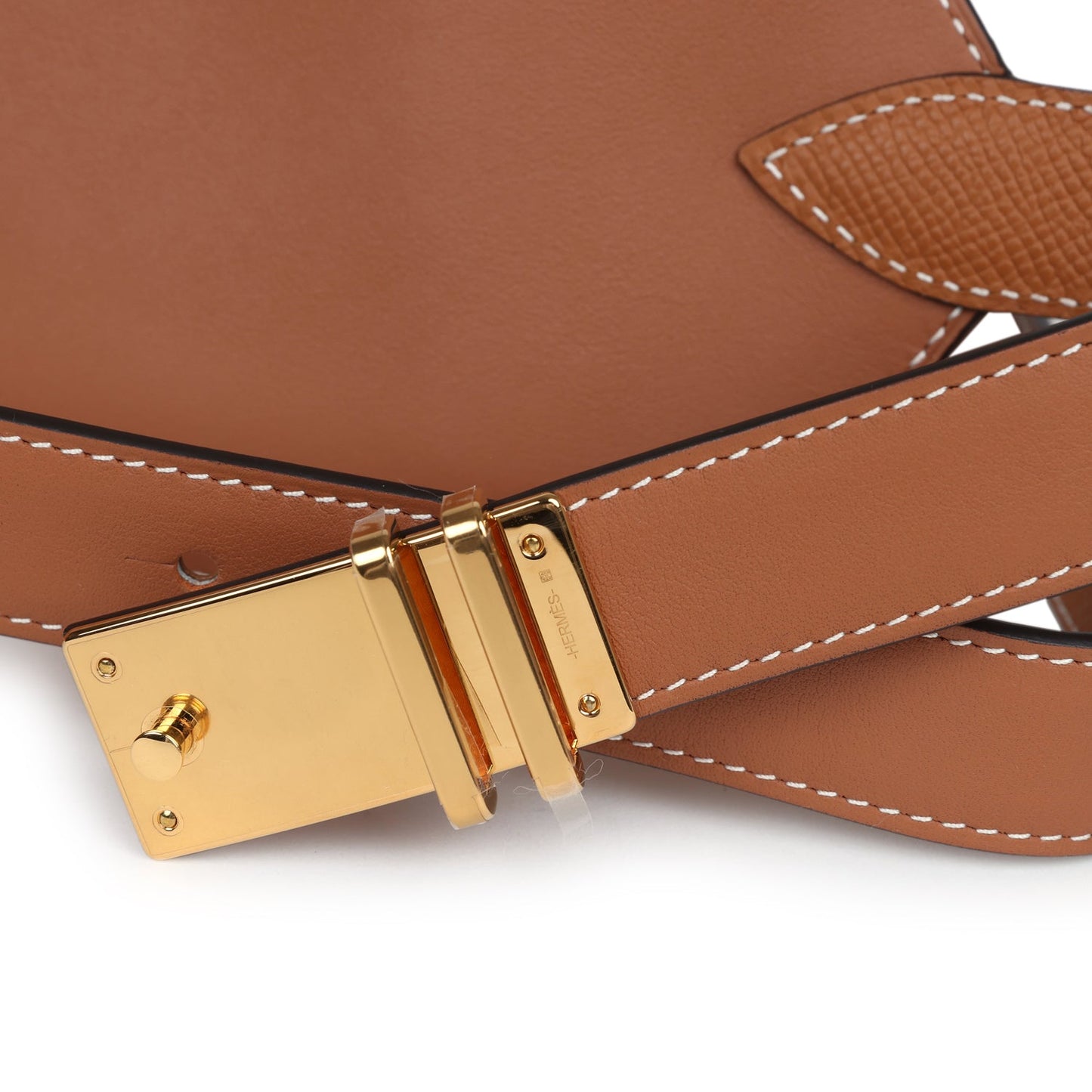 Hermes Elan Pocket Belt 24 Gold Swift Gold Hardware