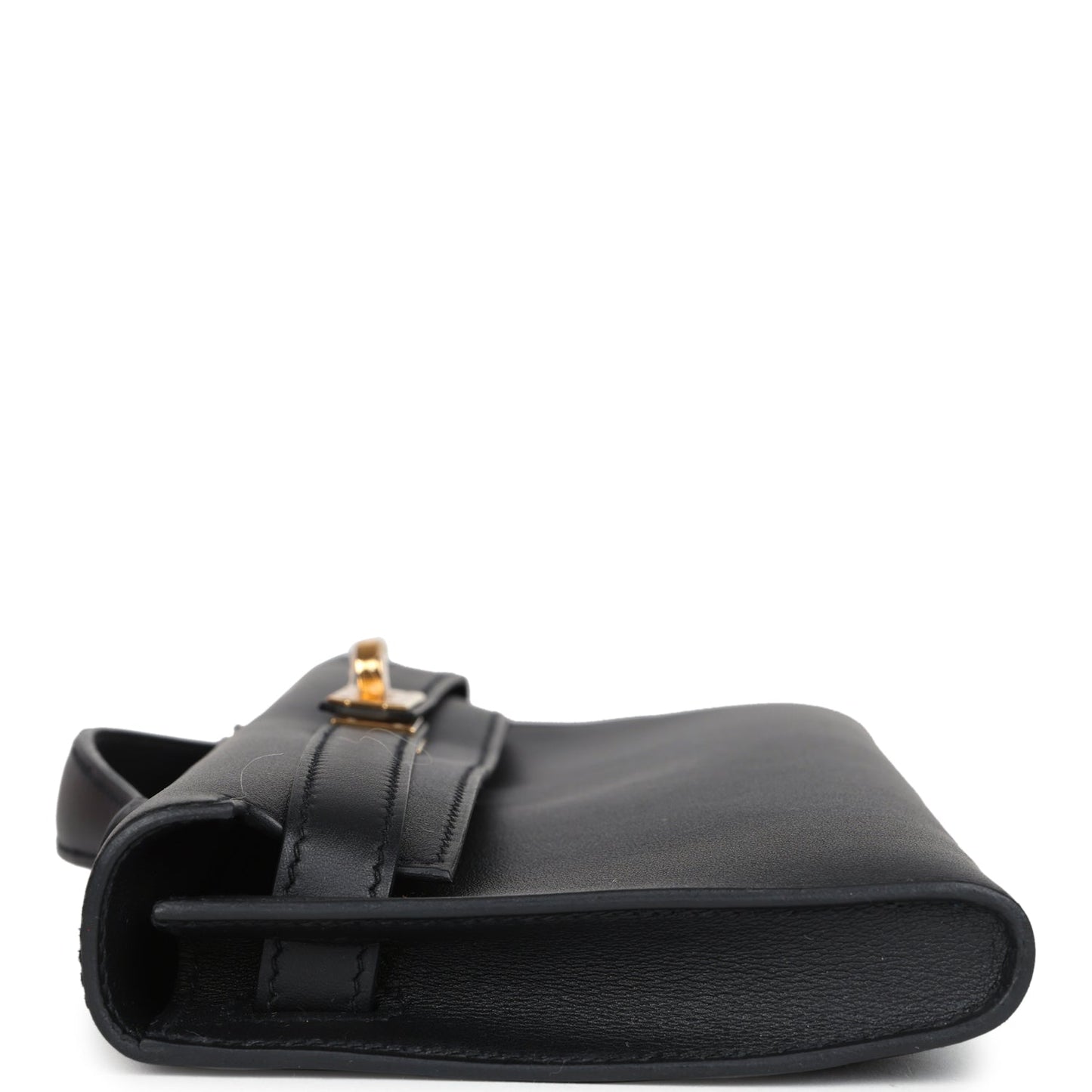 Hermes Kelly Cut Black Swift Palladium Hardware