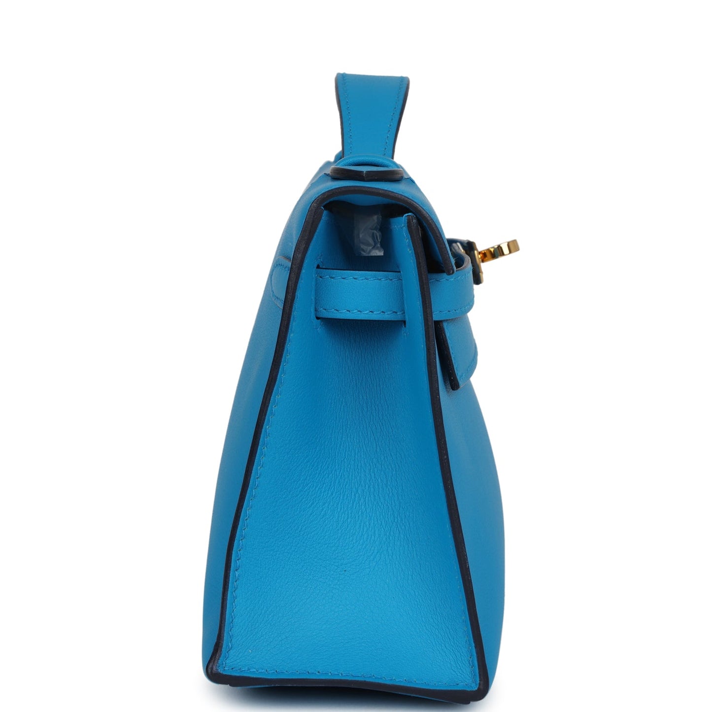 Hermes Kelly Pochette Bleu Frida Swift Gold Hardware