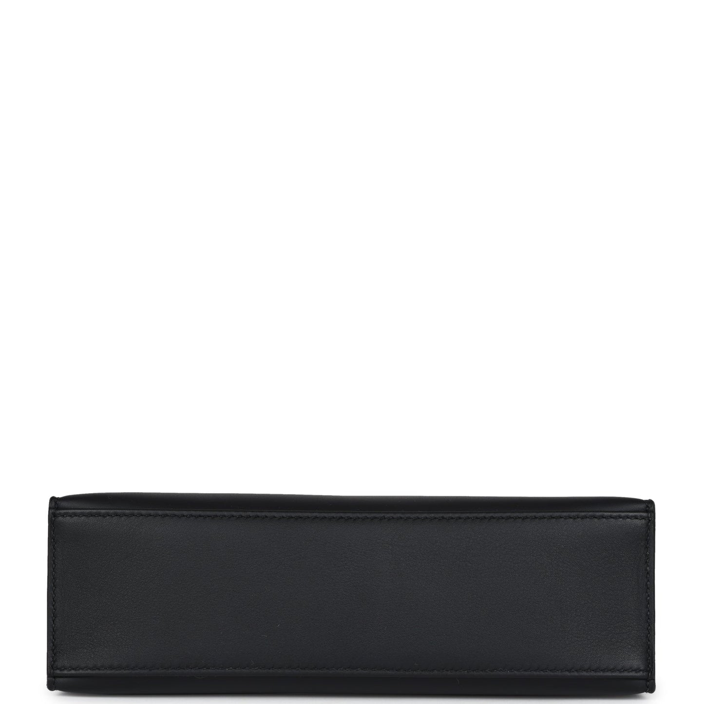 Hermes Kelly Pochette Black Swift Gold Hardware