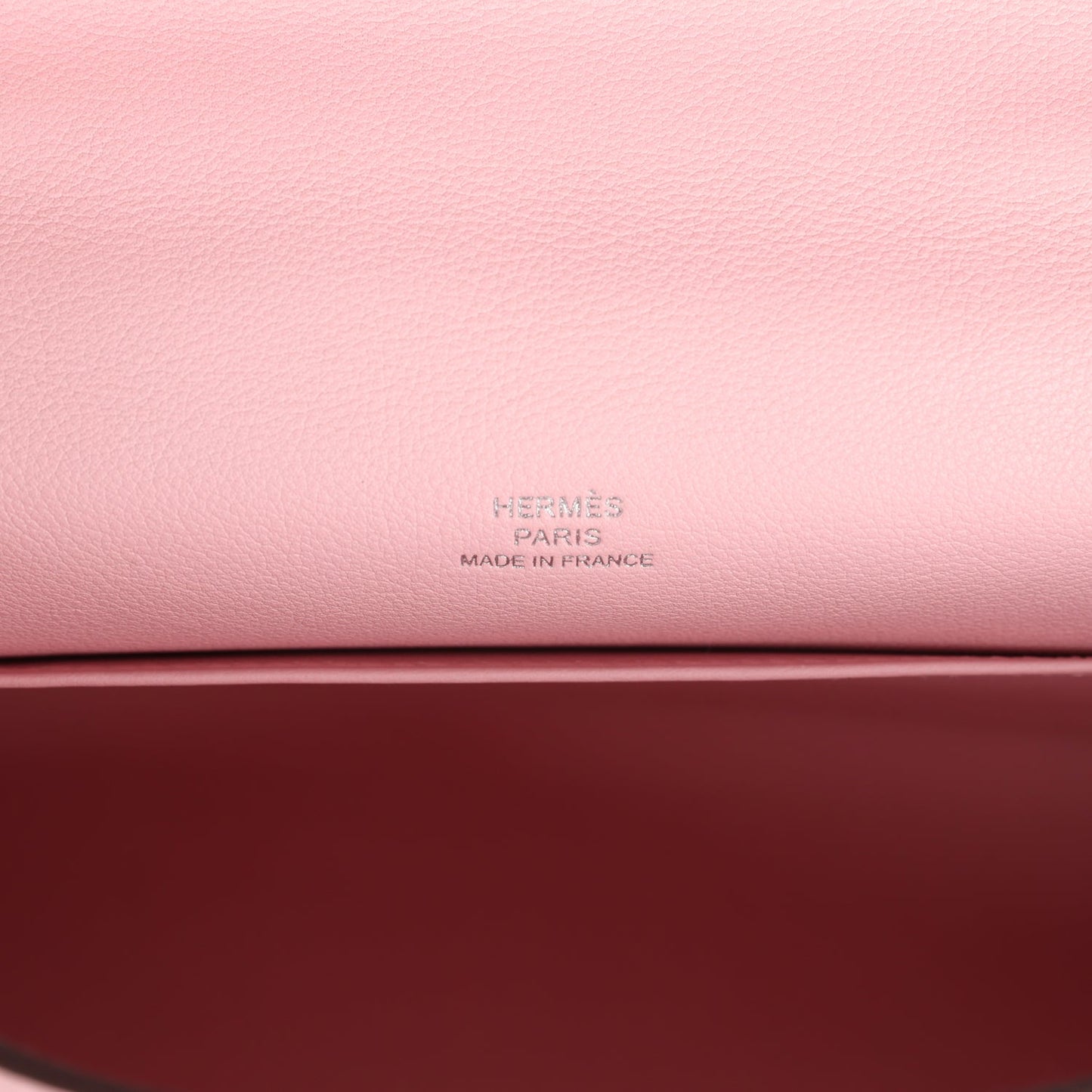 Hermes Kelly Pochette Rose Sakura Swift Palladium Hardware