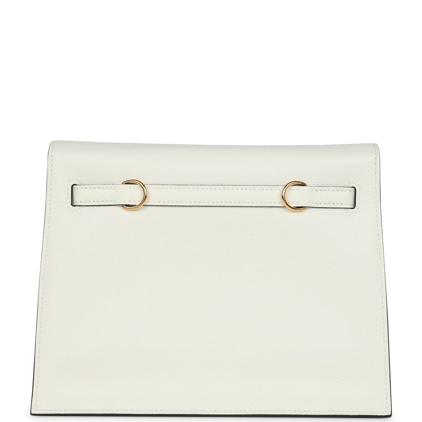 Hermes Kelly Danse White Evercolor Verso Gold Hardware
