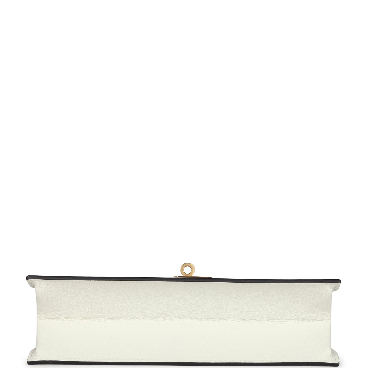 Hermes Kelly Danse White Evercolor Verso Gold Hardware