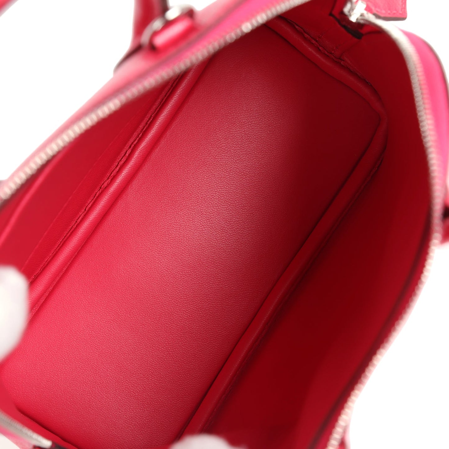 Hermes Mini 1923 Bolide Rose Extreme Chevre Chamkila Palladium Hardware