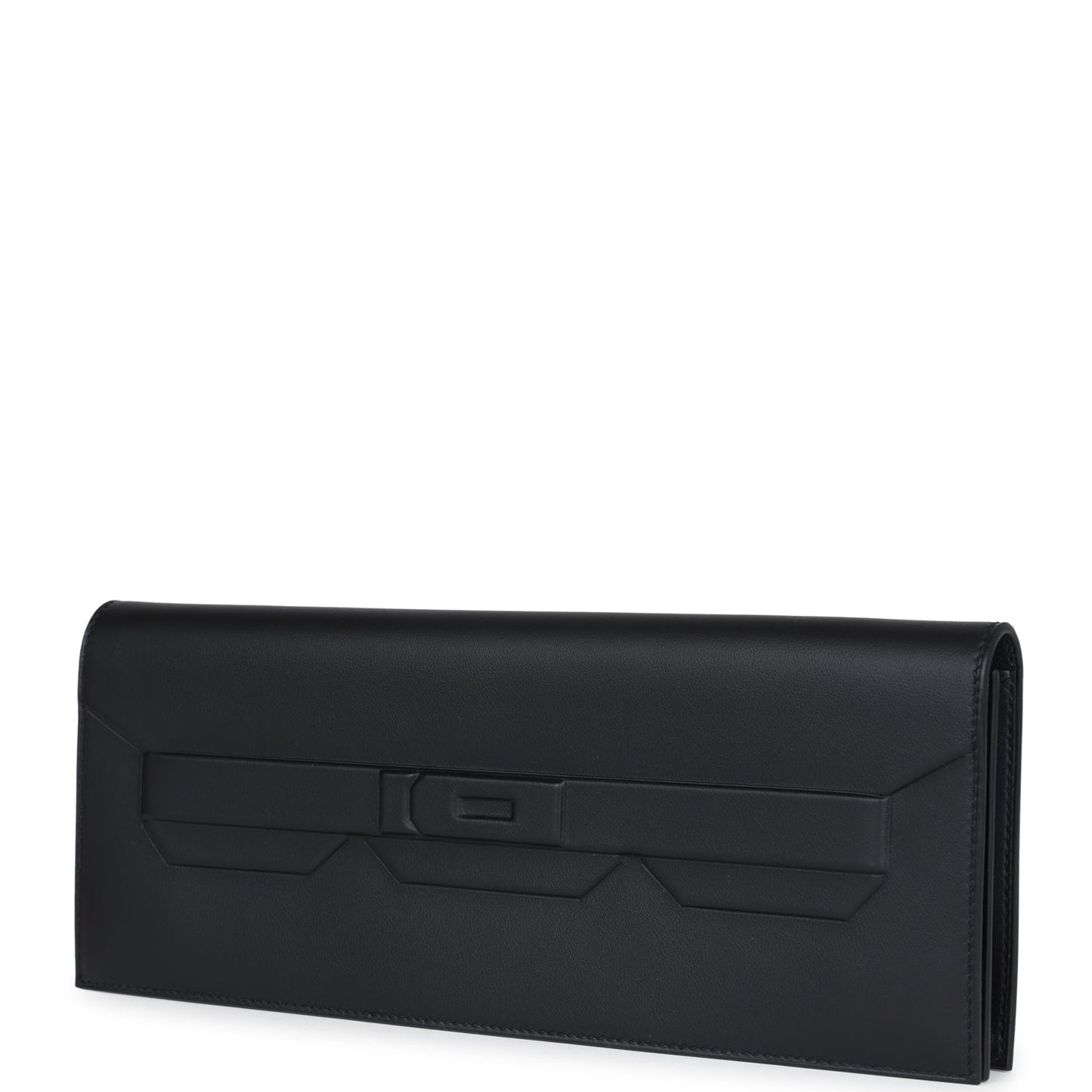 Hermes Shadow Kelly Cut Black Swift